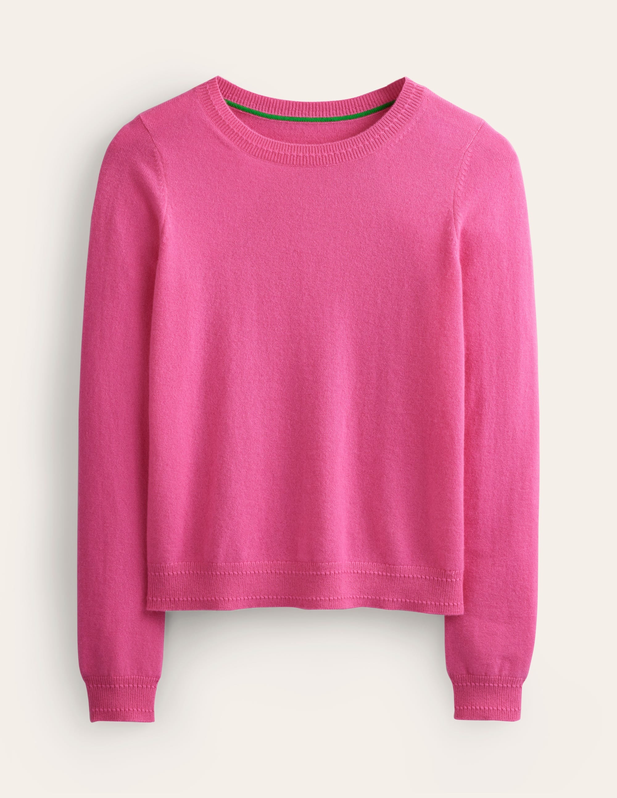 Eva Kaschmirpullover mit Rundhalsausschnitt-Festliches Rosa - Image 6