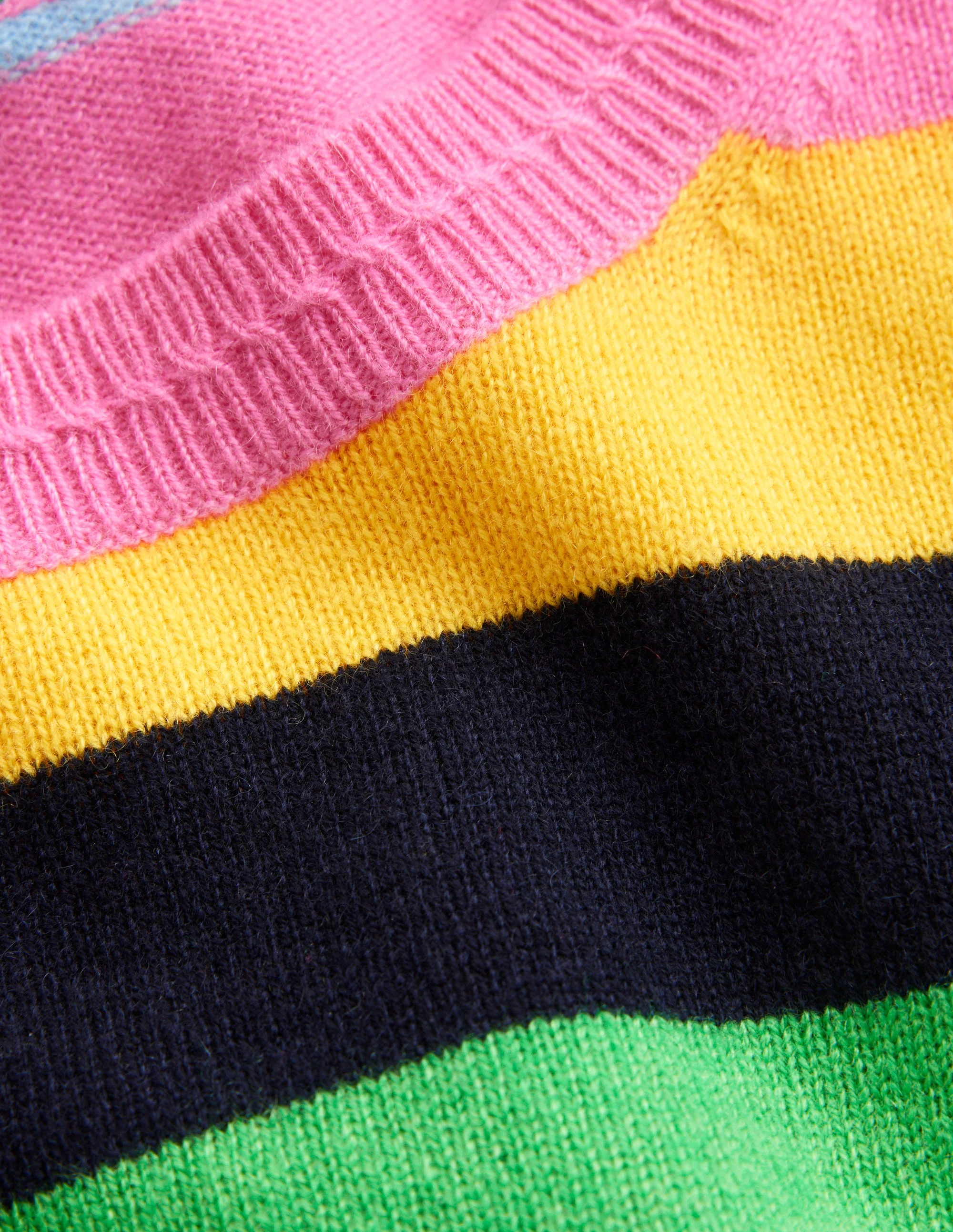 Eva Kaschmirpullover mit Rundhalsausschnitt-Hellblau/Sangria Sunset Pink - Image 6