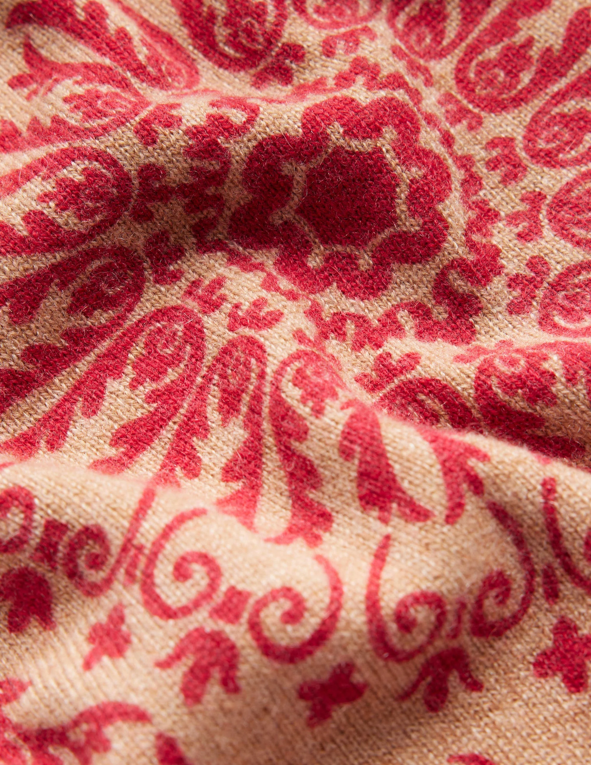 Eva Kaschmirpullover mit Rundhalsausschnitt-Kamelbraun Pfingstrose - Image 6