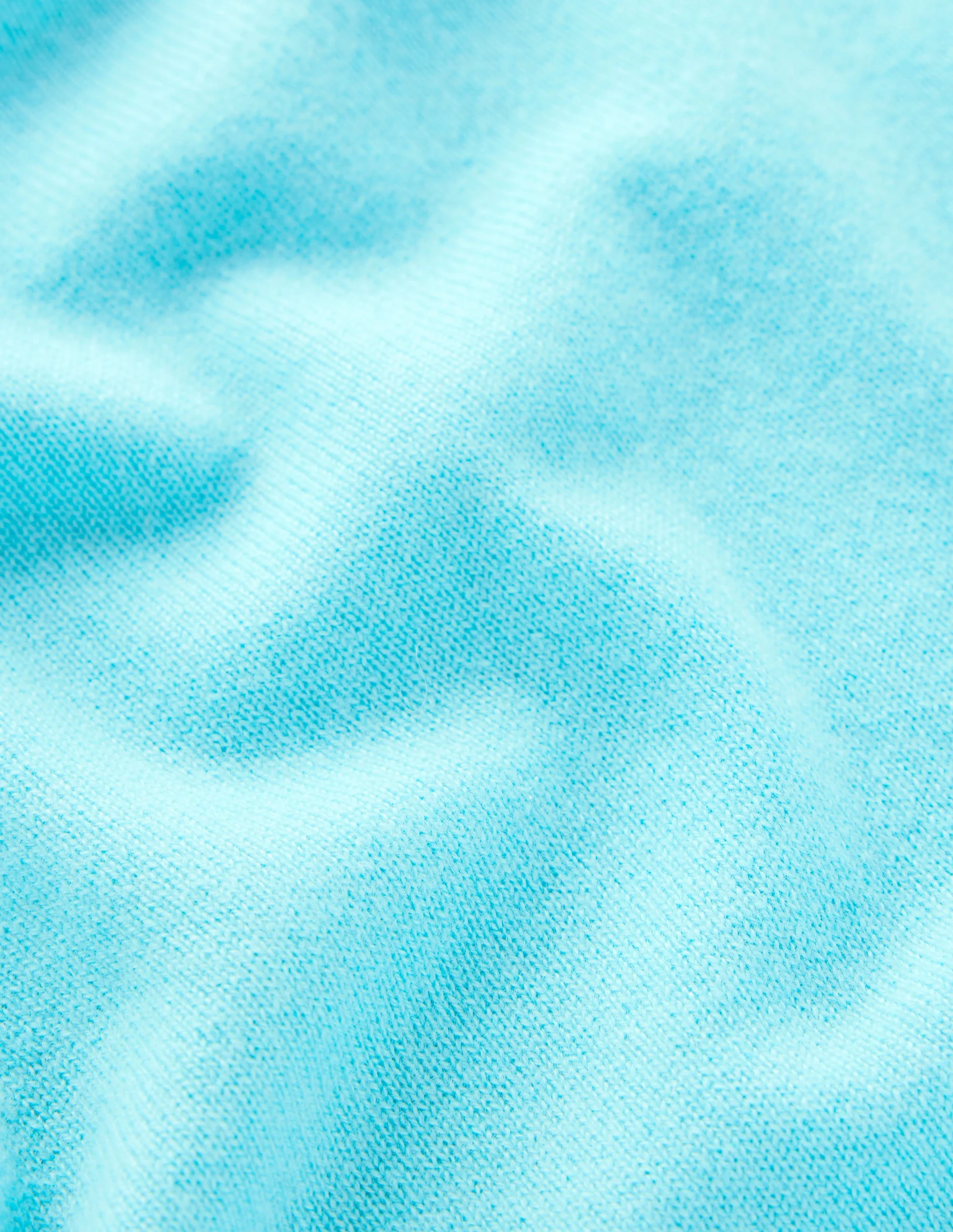 Eva Kaschmirpullover mit Rundhalsausschnitt-Karibikblau - Image 6