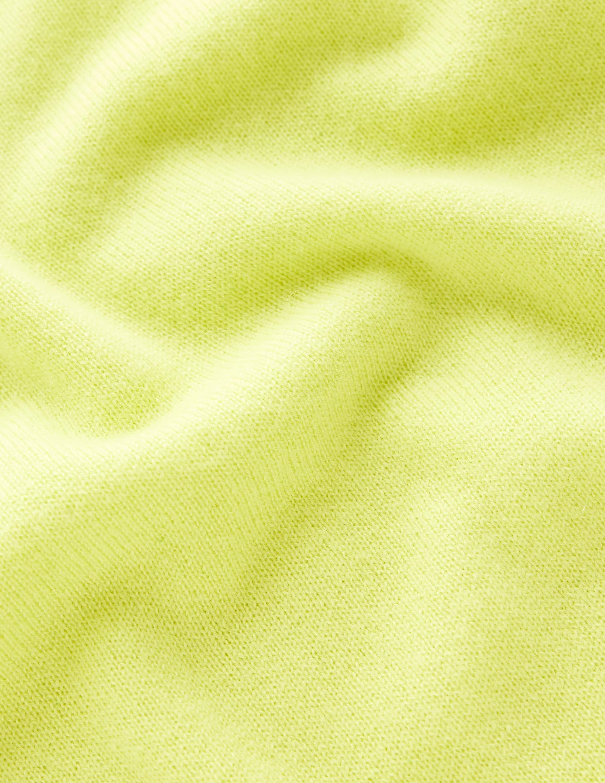 Eva Kaschmirpullover mit Rundhalsausschnitt-Limonadengelb - Image 7