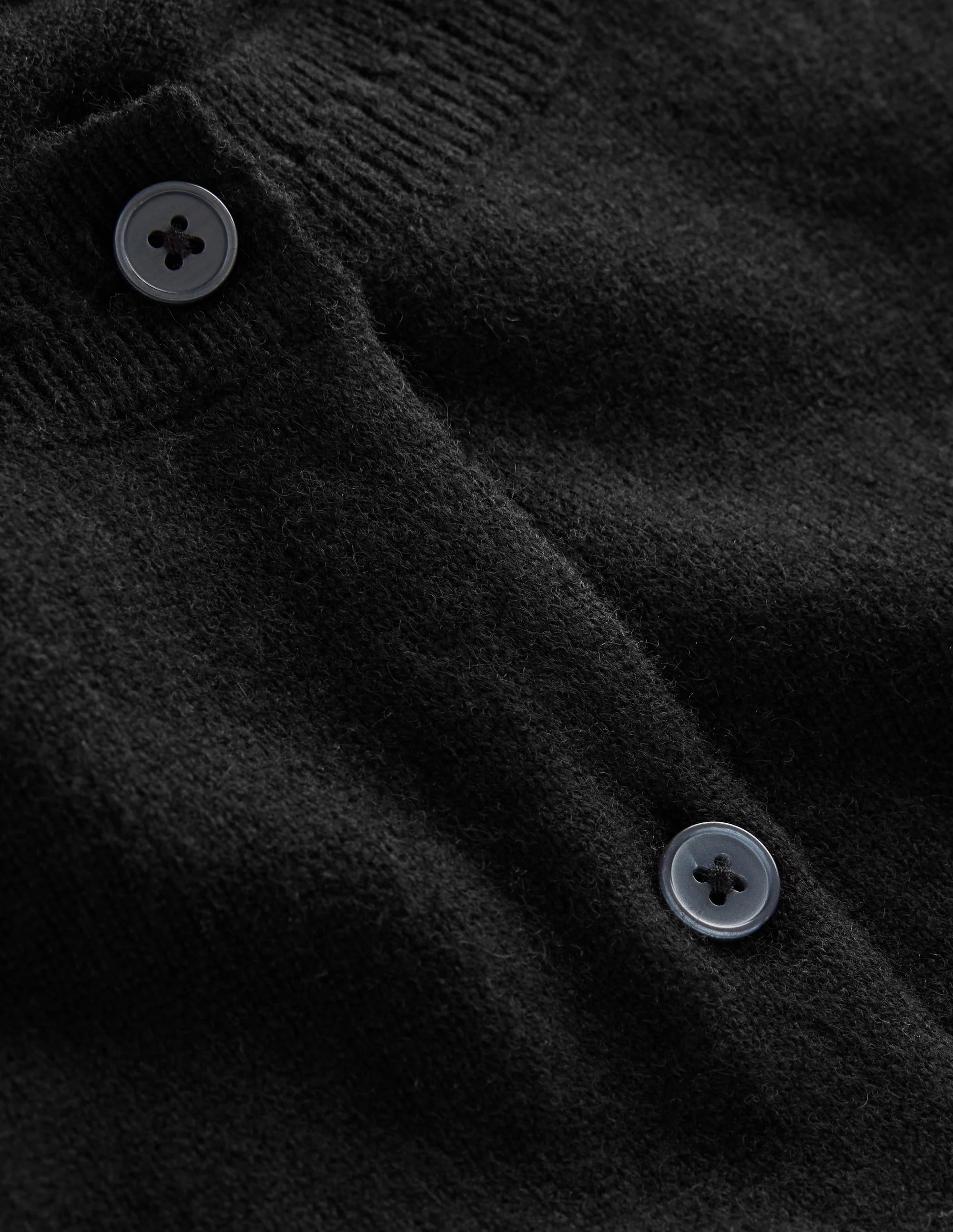 Eva Strickjacke aus Kaschmir-Schwarz - Image 6