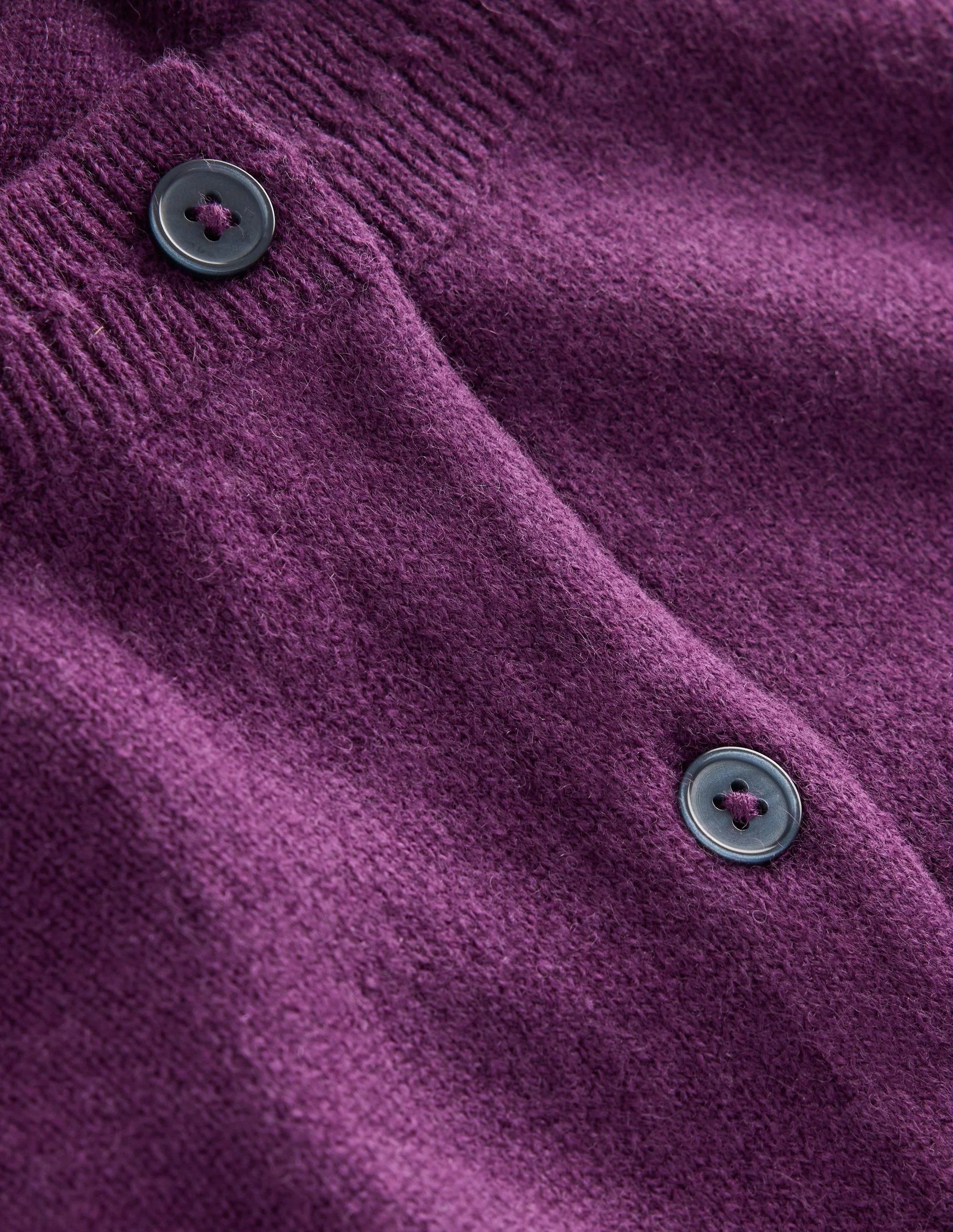 Eva Verkürzte Strickjacke aus Kaschmir-Zwetschgenlila - Image 6
