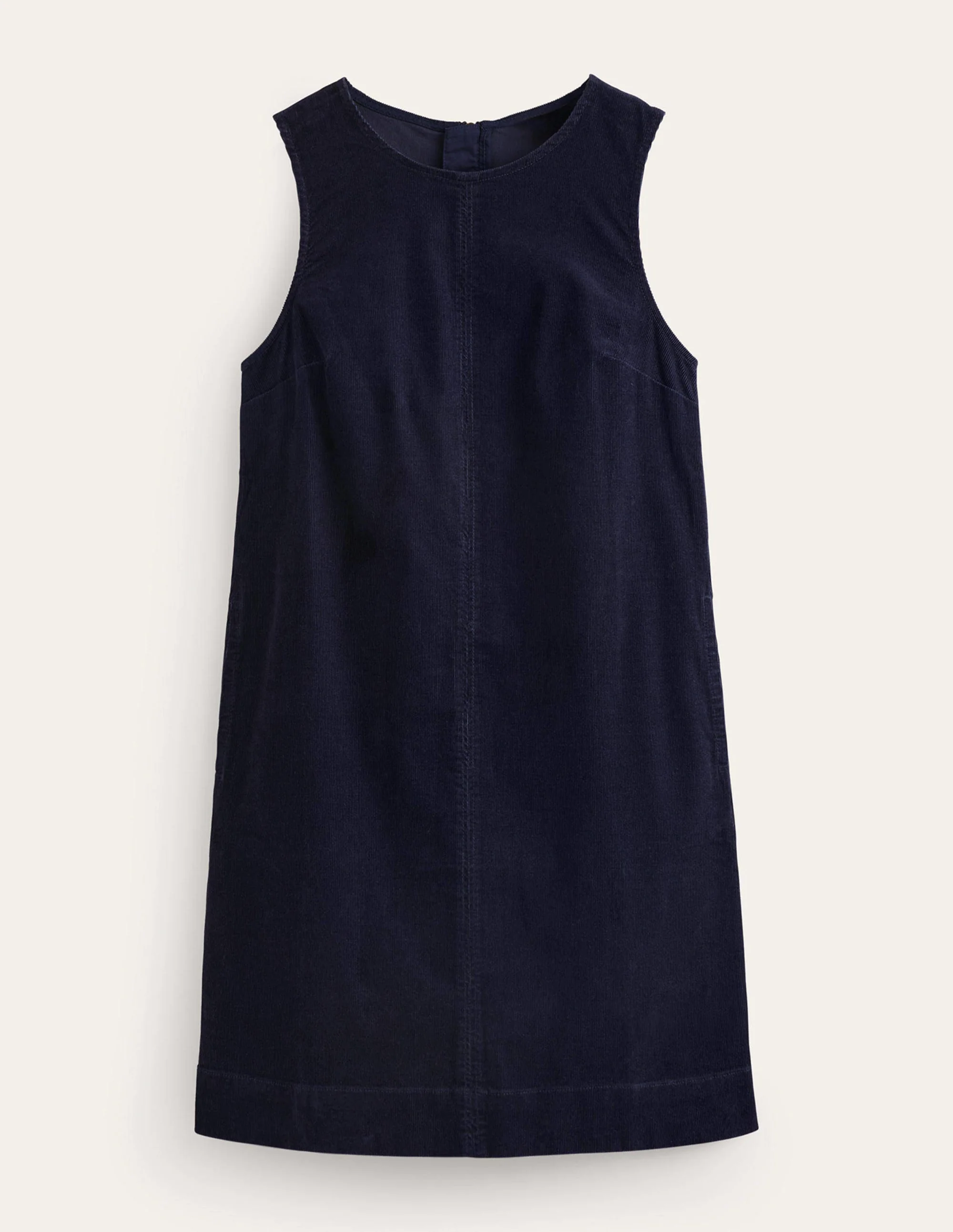 Evie Etuikleid aus Cord-Marineblau - Image 6