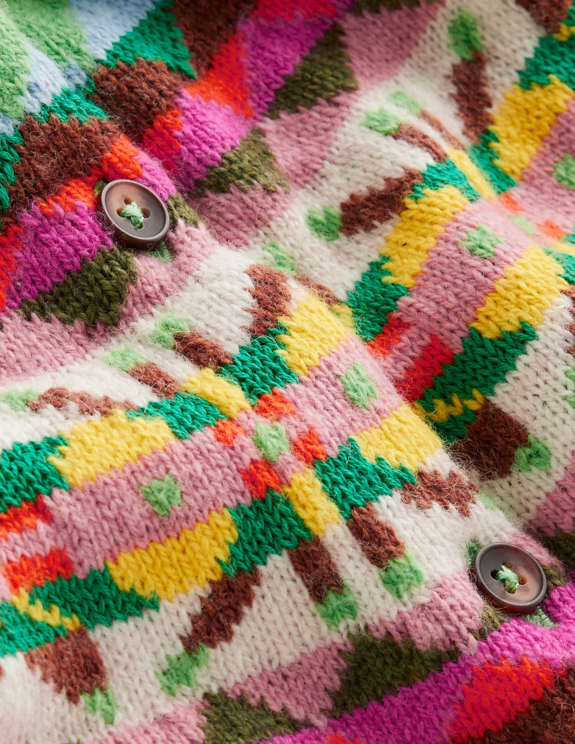 Fae Fair-Isle-Cardigan mit Rüschen-Aquamarine - Image 7