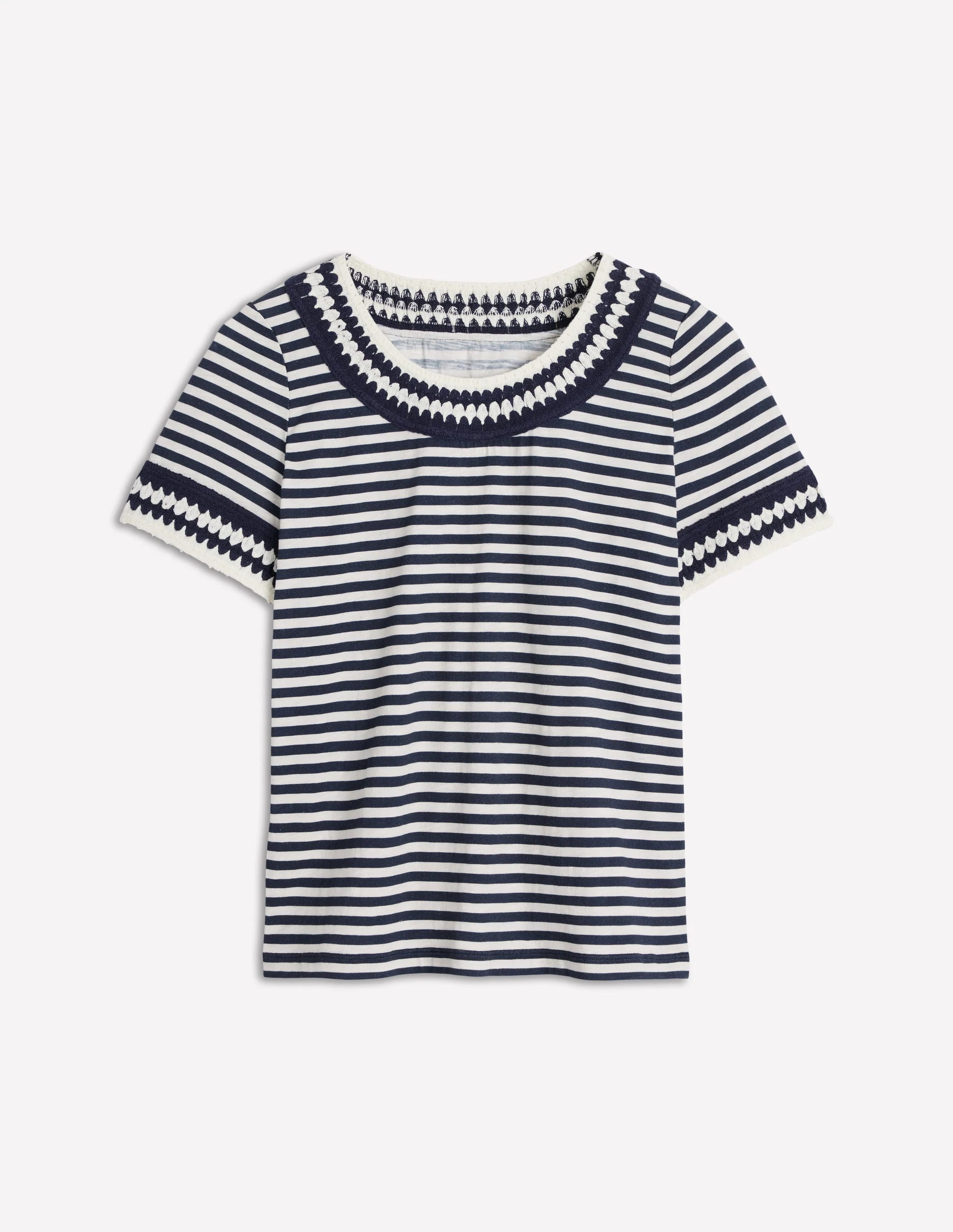 Fae Häkel-T-Shirt-Black - Image 6