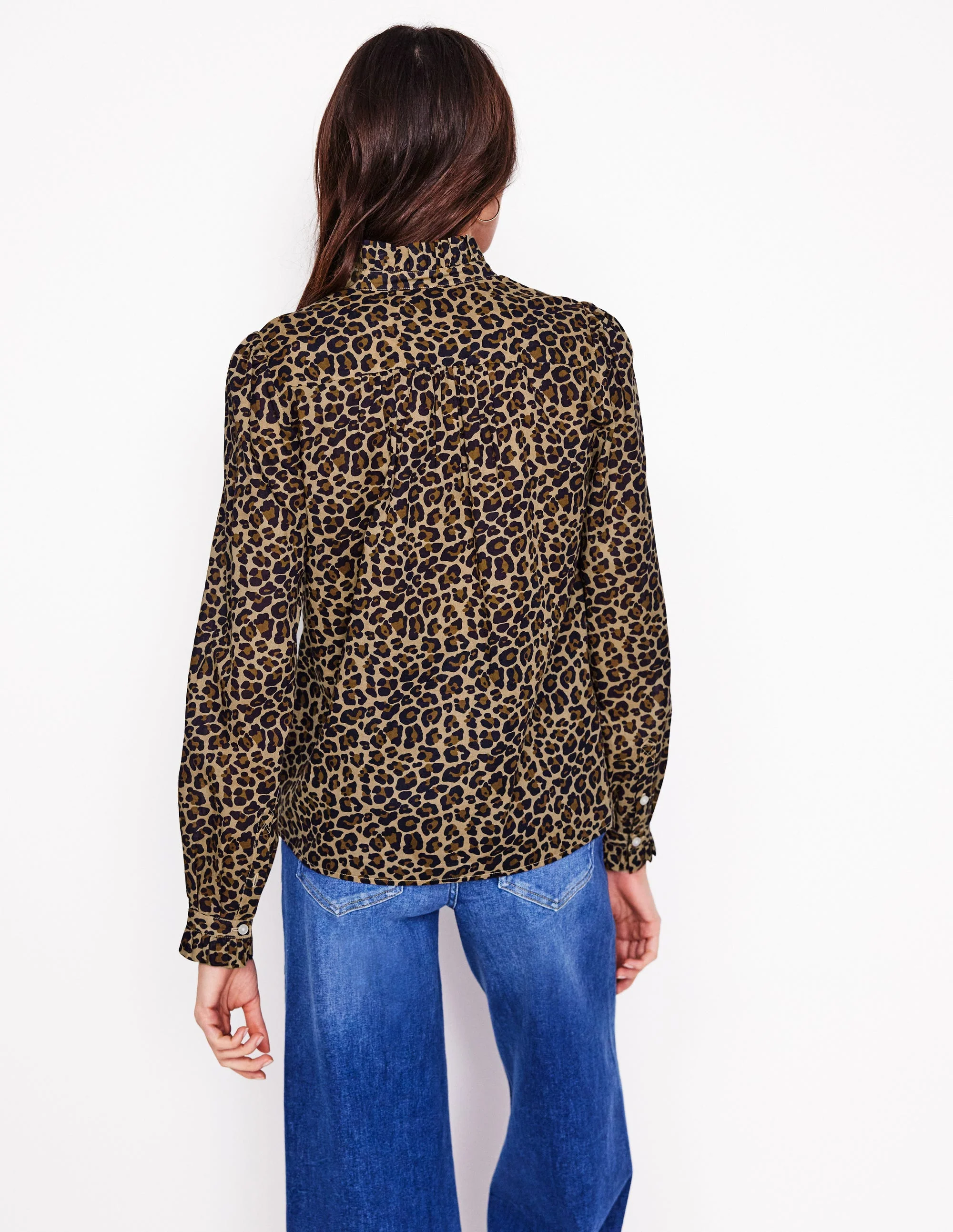 Felicity Baumwollbluse-Kamelbraun, Gepard Pop - Image 3