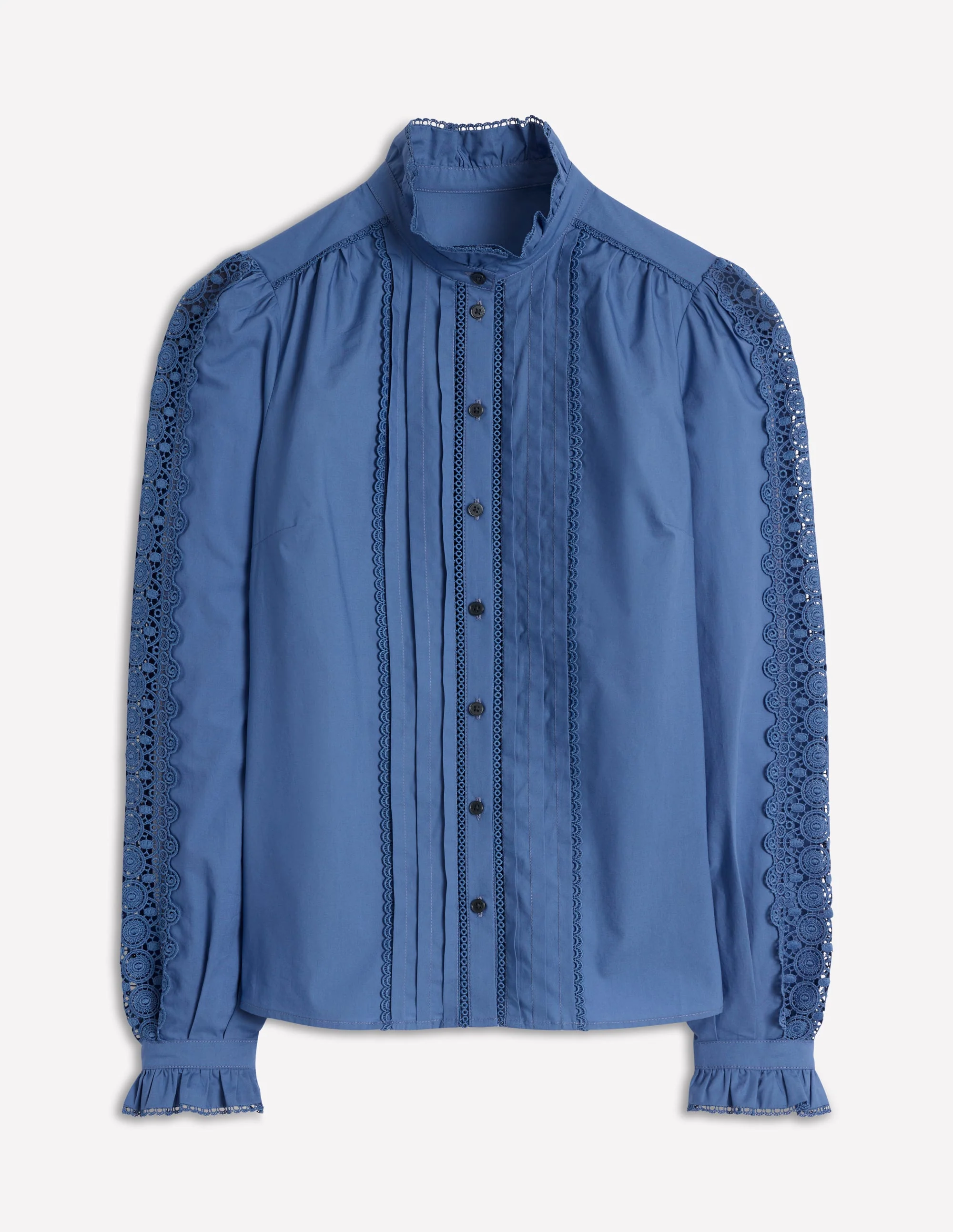 Felicity Spitzenbluse-Flussblau - Image 9