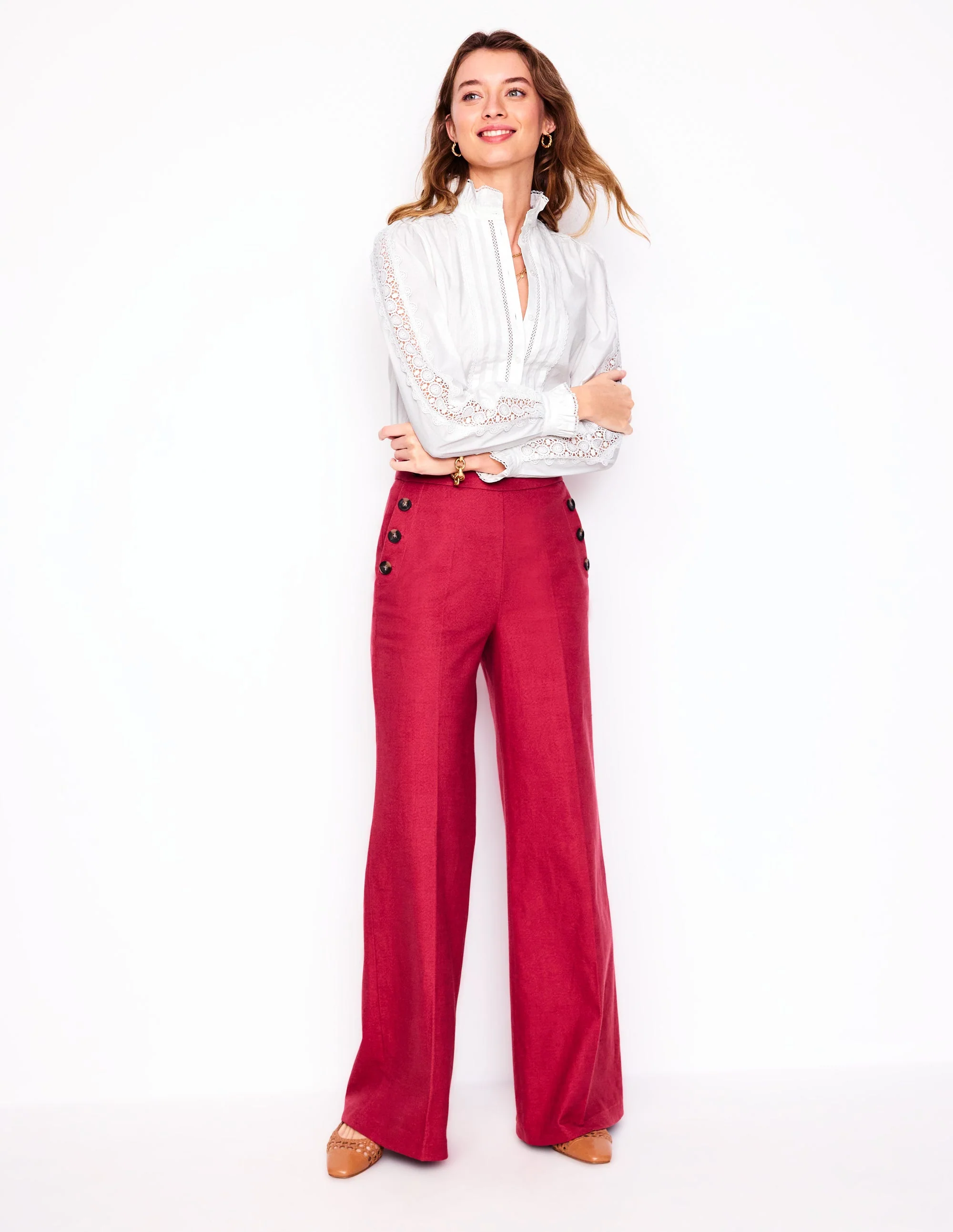 Felicity Spitzenbluse-Weiß - Image 4