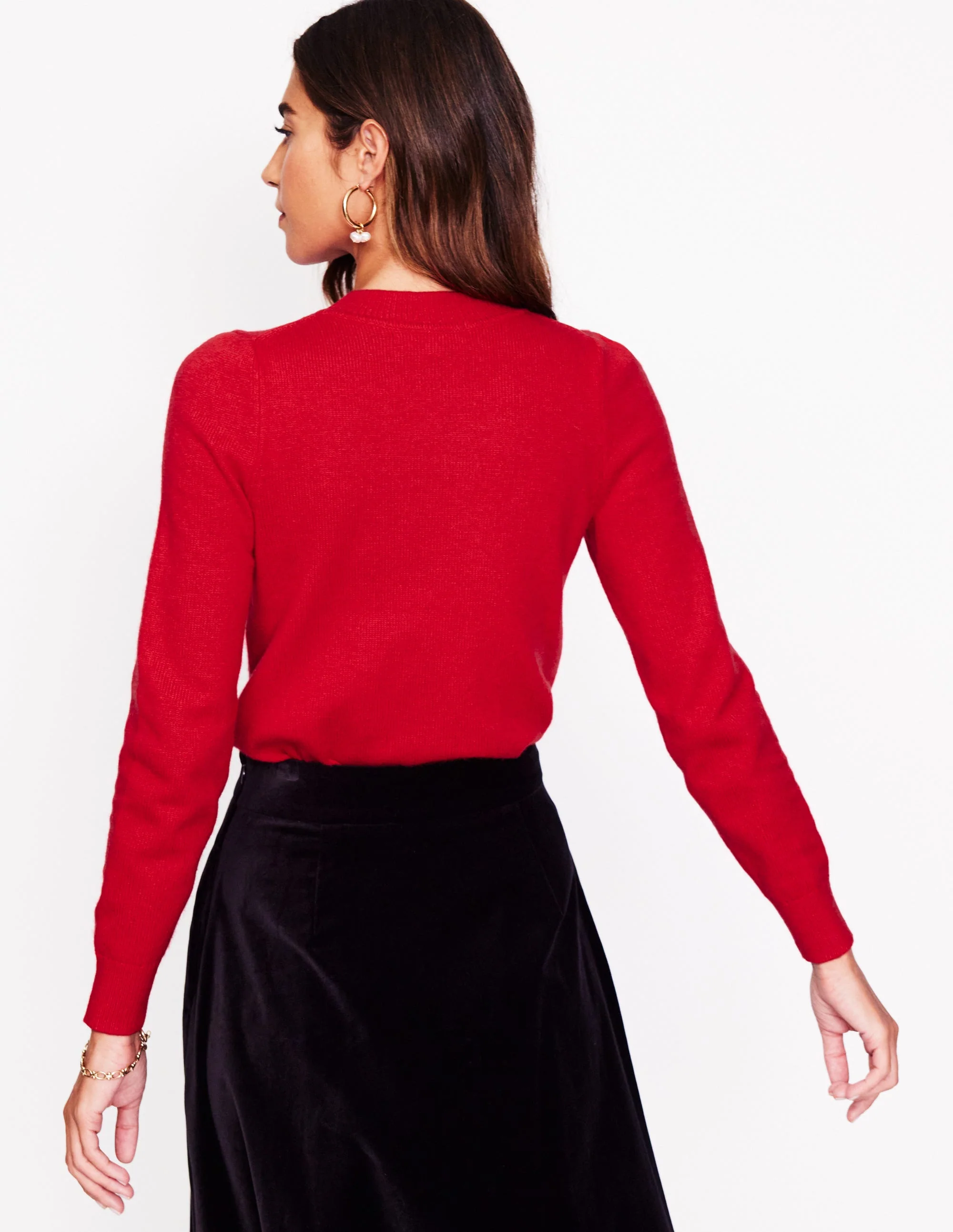 Fenella Verzierter Pullover-Rouge - Image 3