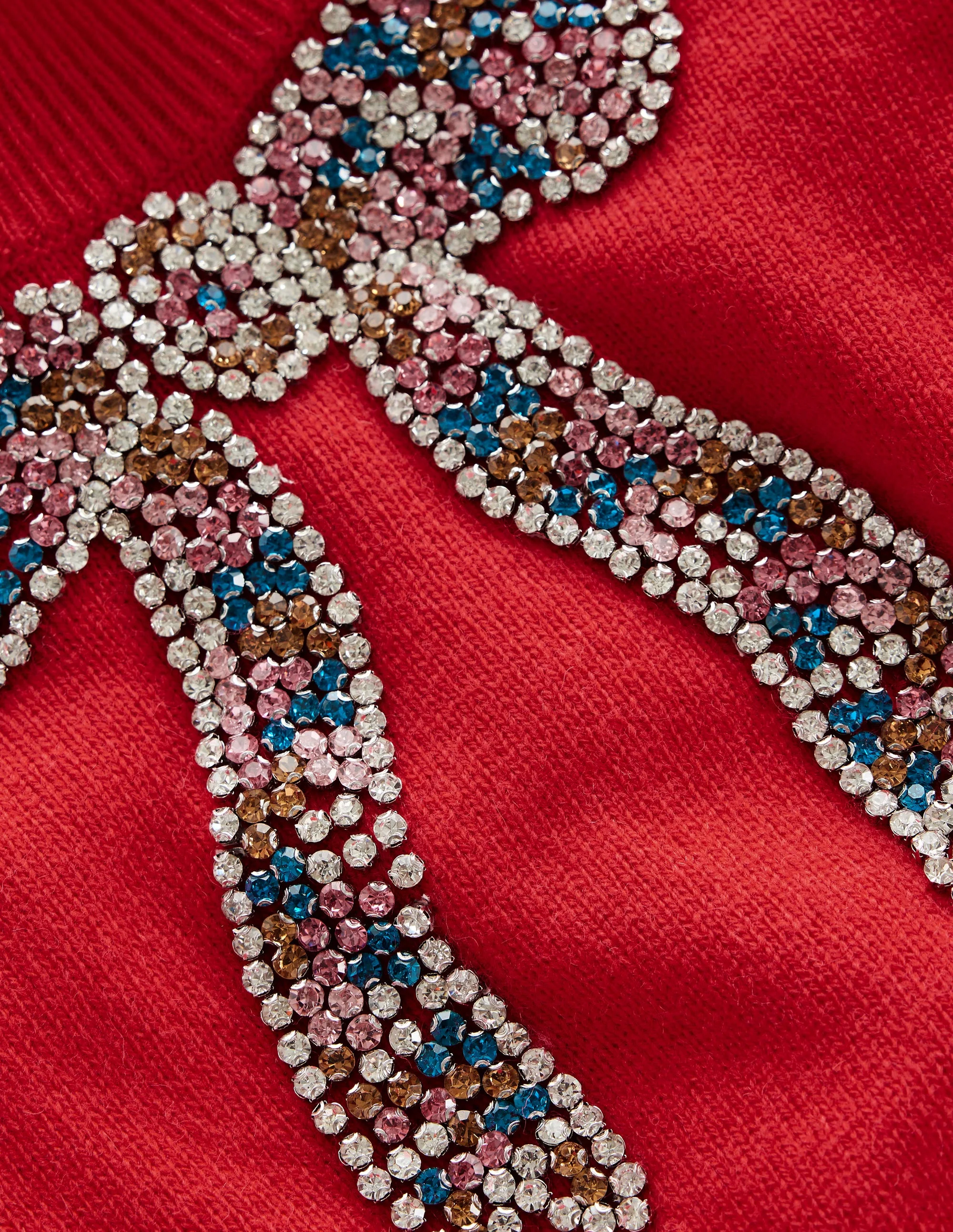 Fenella Verzierter Pullover-Rouge - Image 9