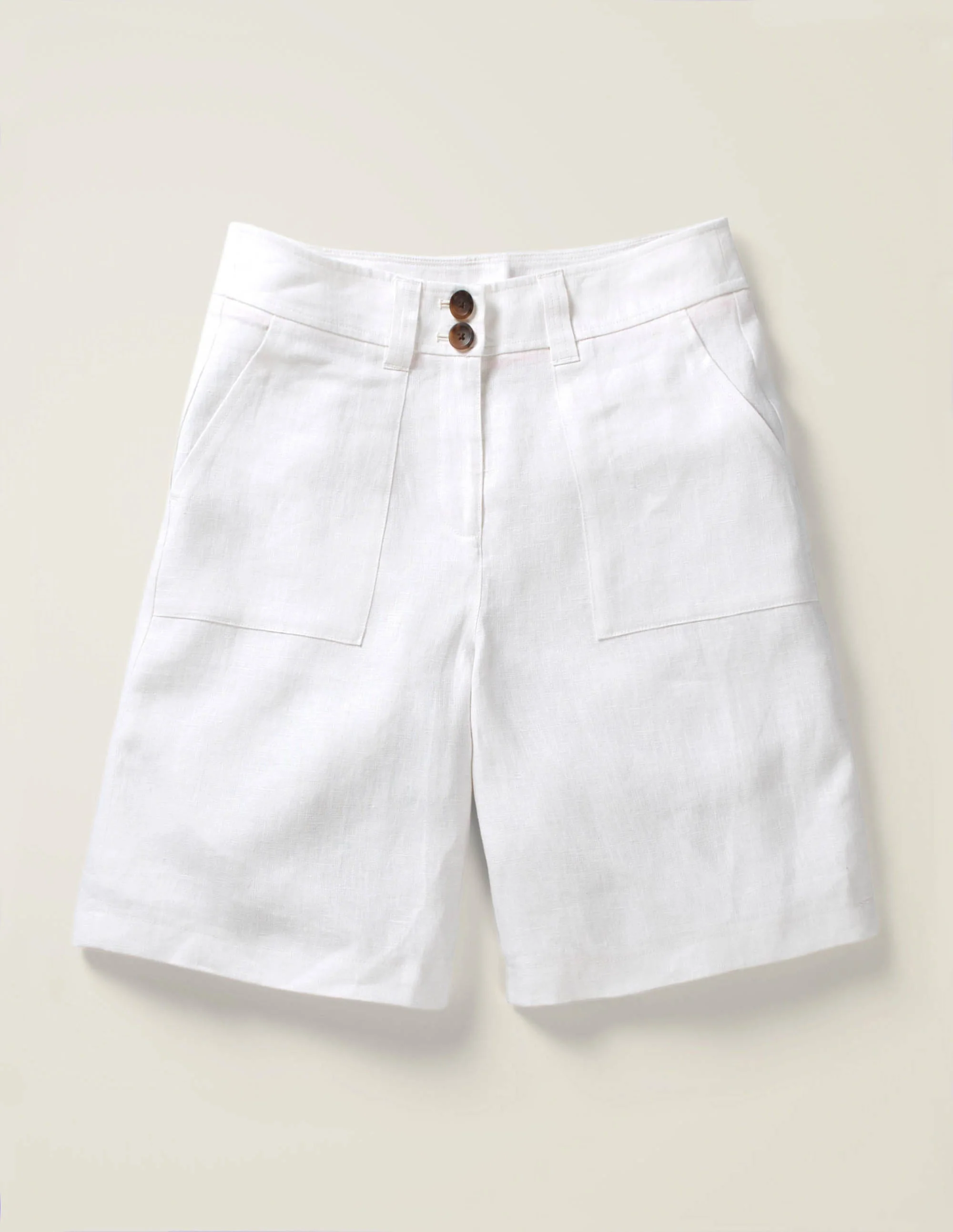 Filey Shorts mit Taschennaht-Weiß - Image 7