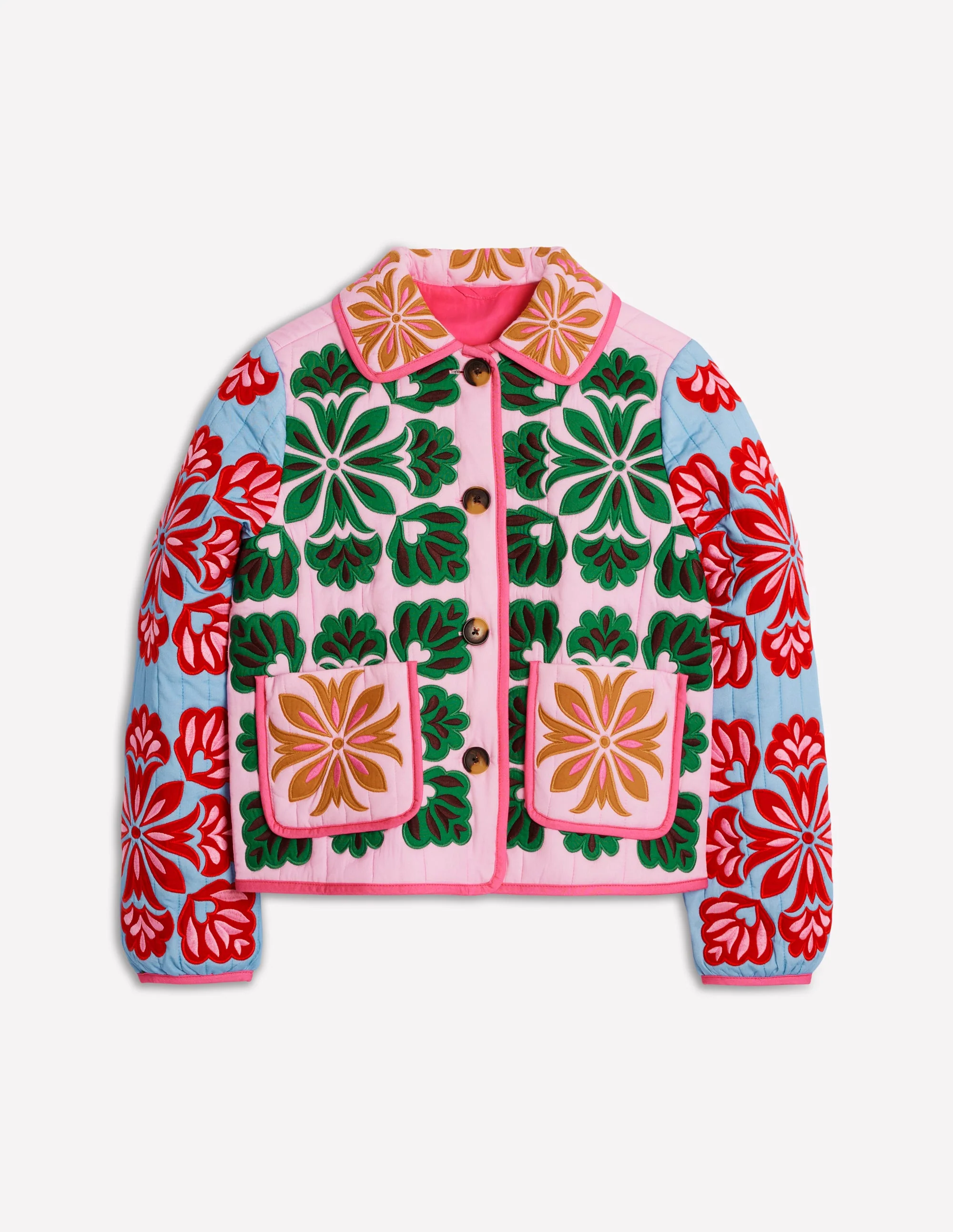 Fitzrovia Bestickte Jacke-Bunt Applikation - Image 6