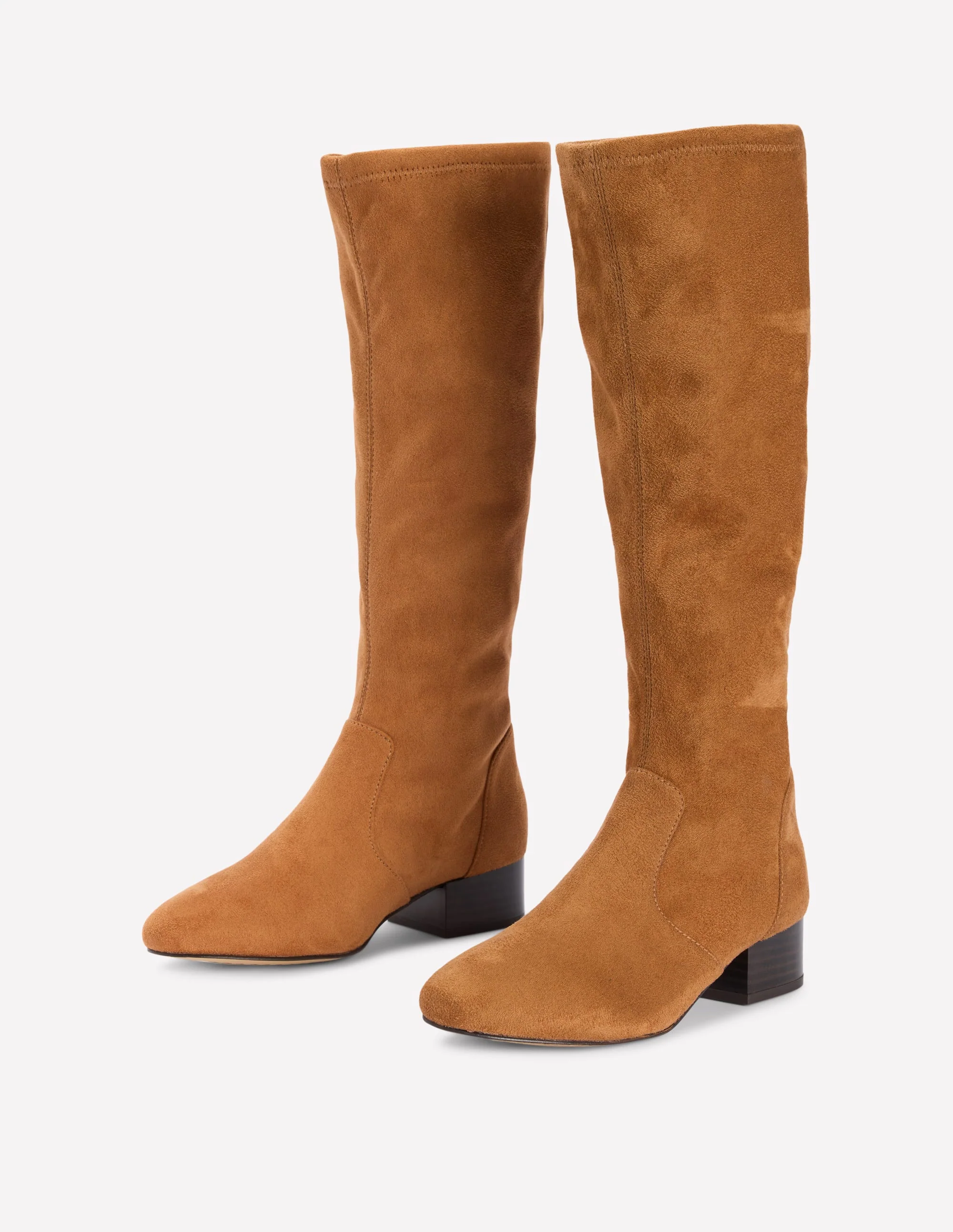 Flache Stretch-Stiefel-Braun - Image 2
