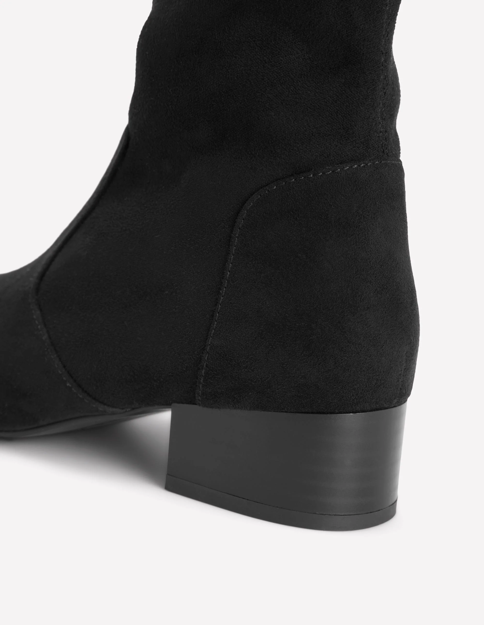 Flache Stretch-Stiefel-Schwarz - Image 4