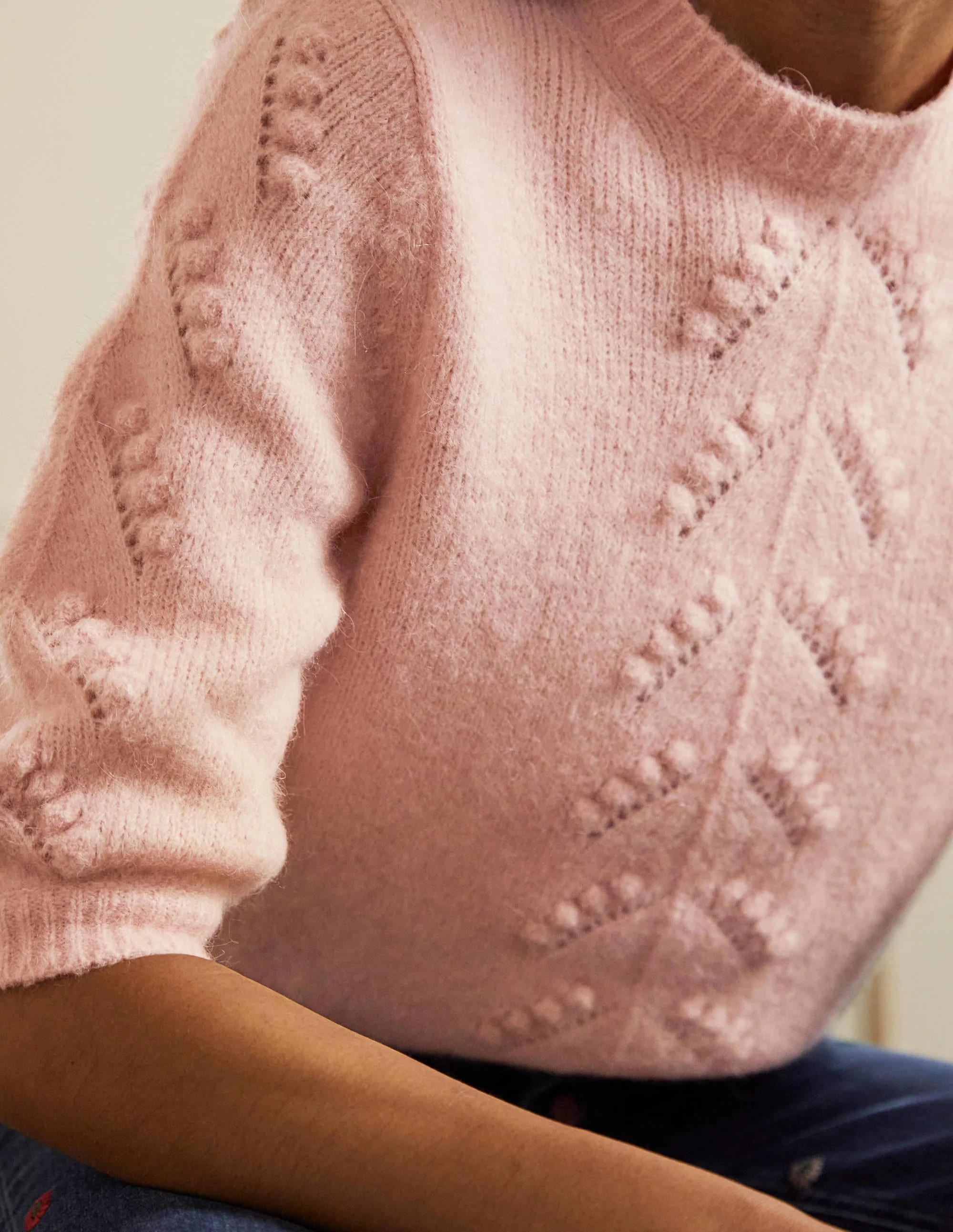 Flauschig gestricktes T-Shirt-Milchshake - Image 2