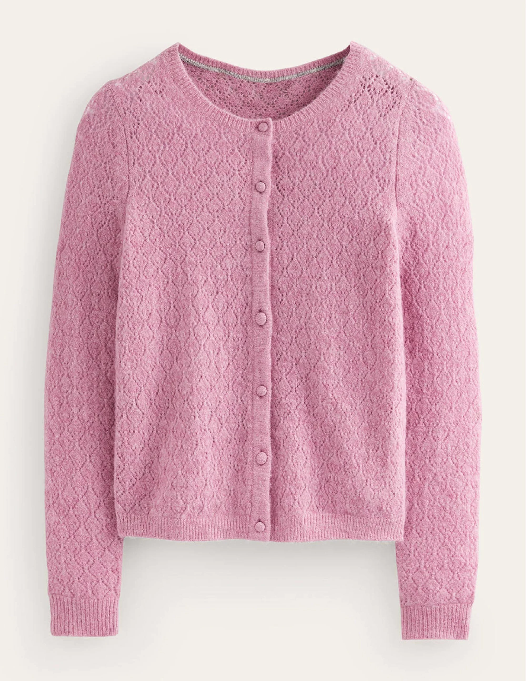 Flauschige Pointelle-Strickjacke-Erdbeer-Sorbet - Image 11