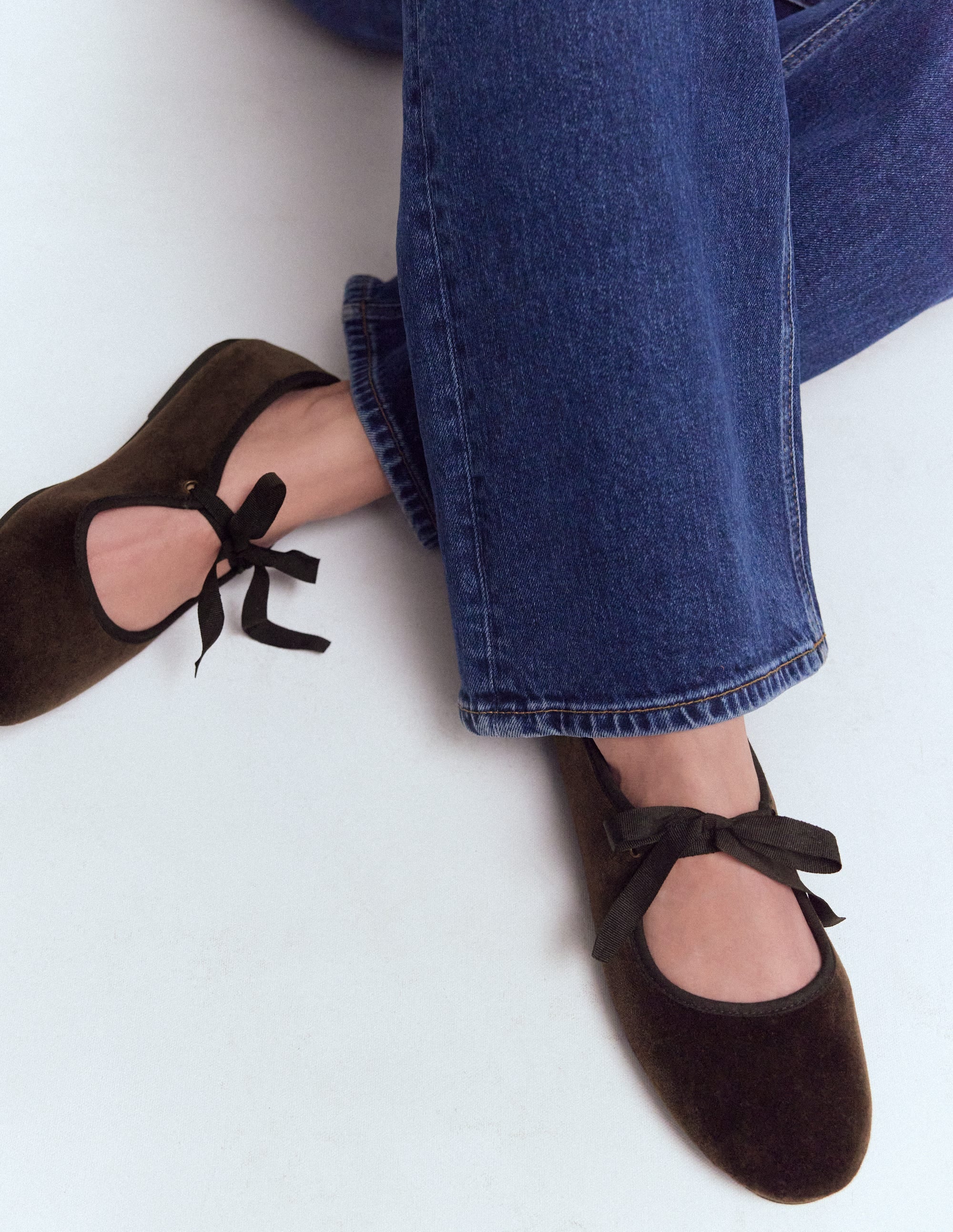 Flexible Mary Janes zum Schnüren-Schoko - Image 2