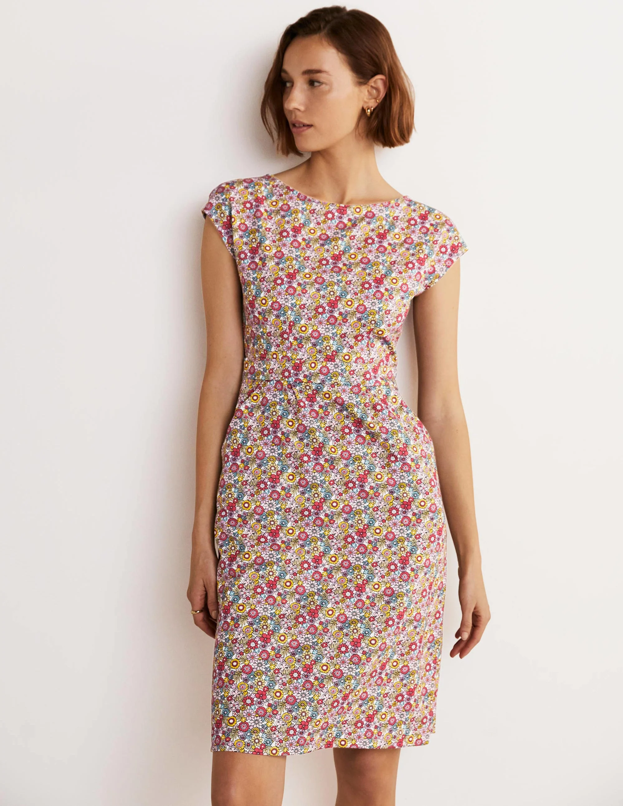 Florrie Jerseykleid-Bunt, Blütengarten - Image 5