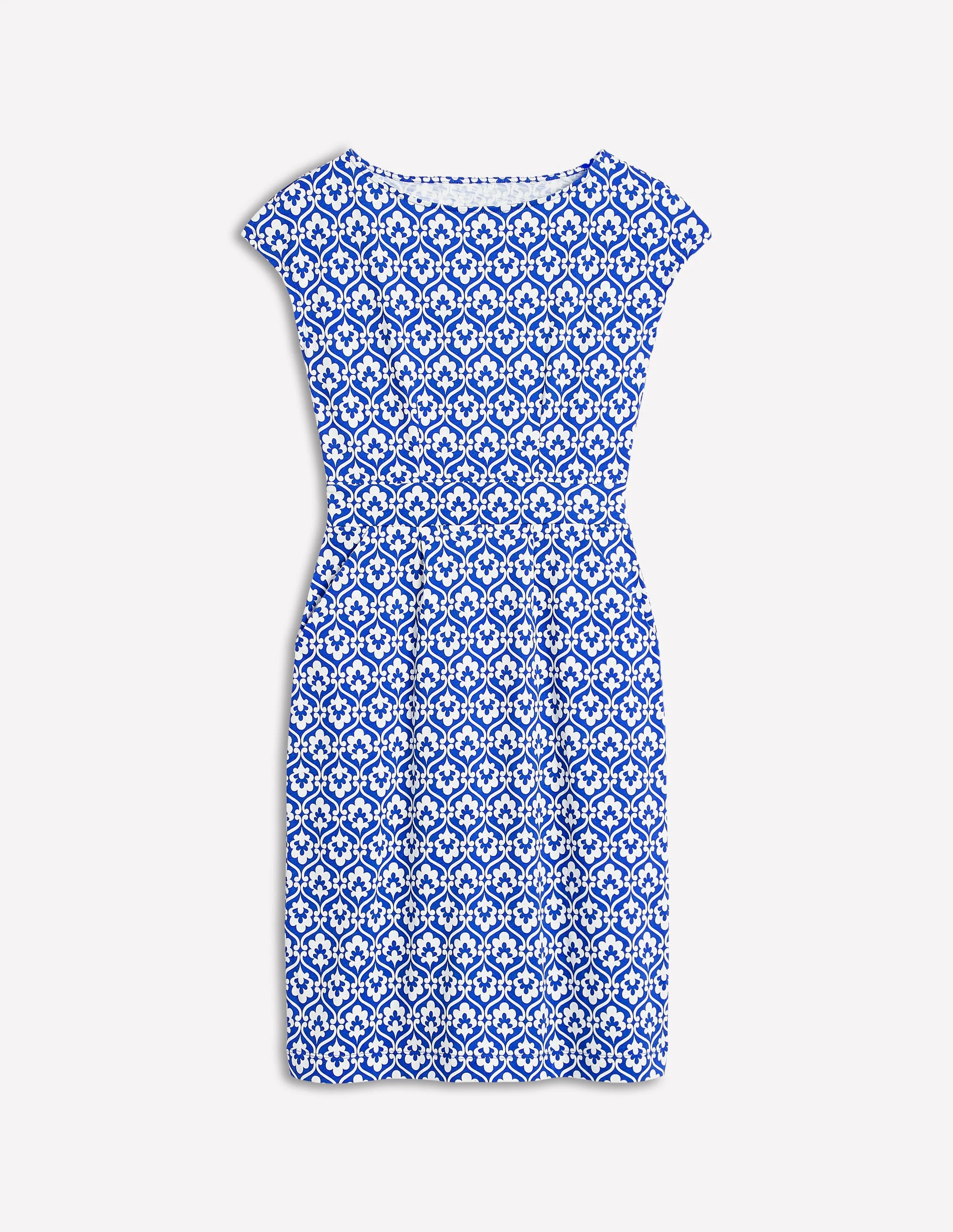Florrie Jerseykleid-Galerie-Blau, Efeu-Spalier - Image 7
