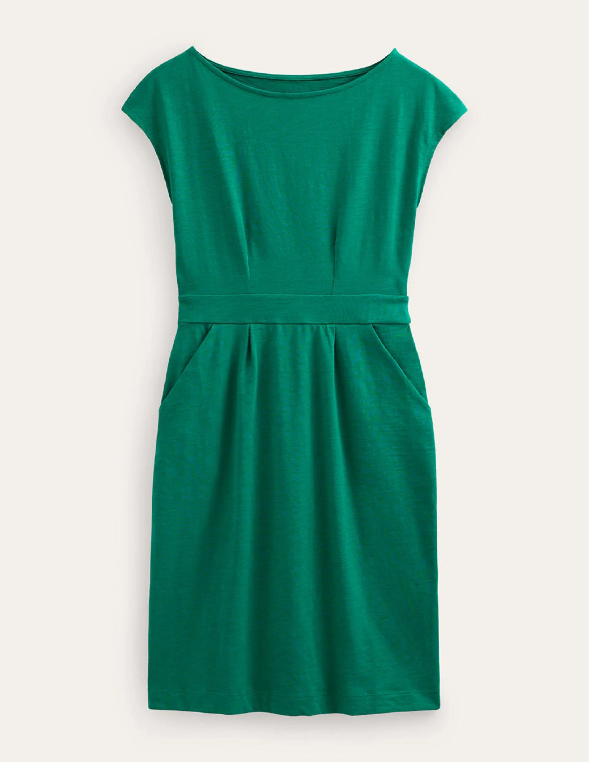 Florrie Jerseykleid-Leuchtendes Smaragdgrün - Image 5