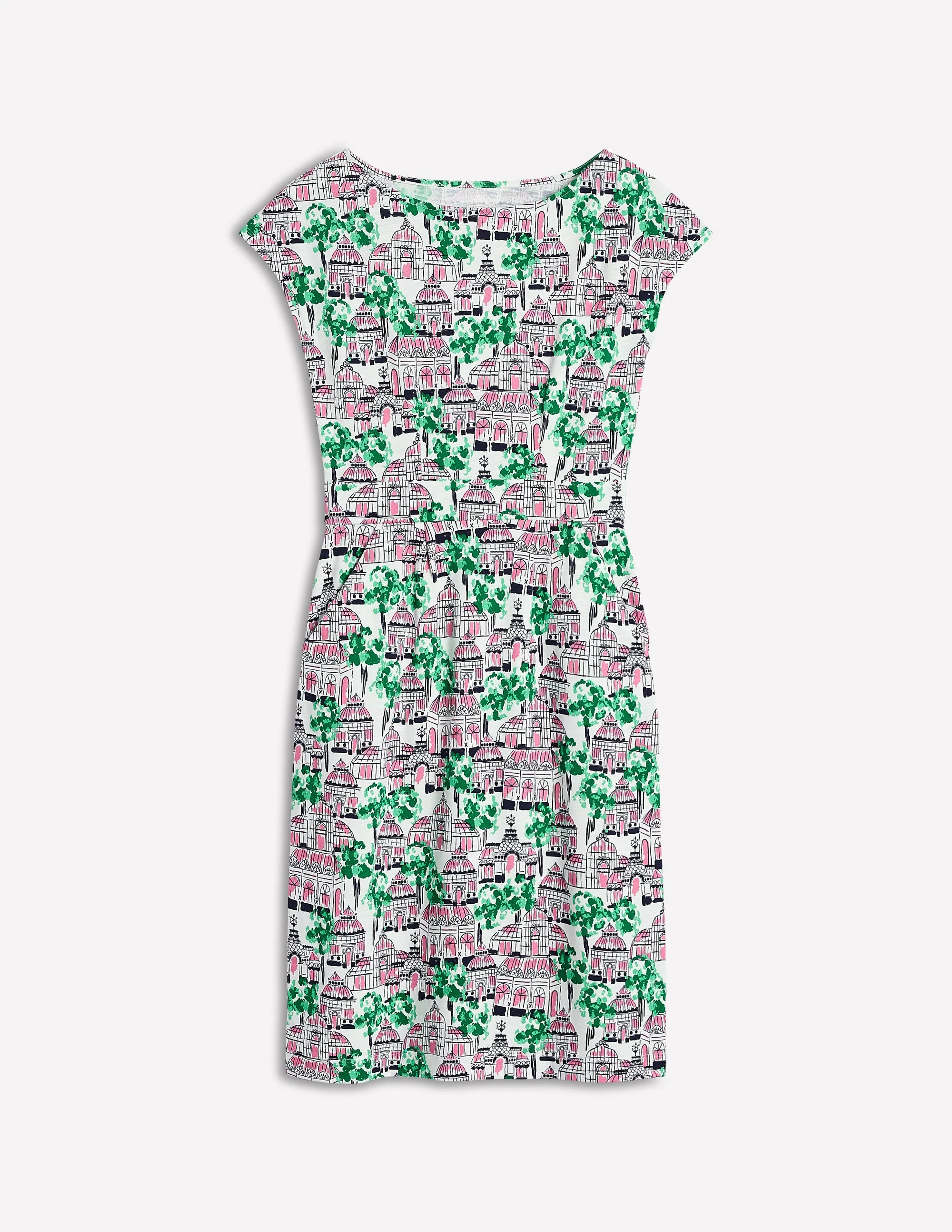 Florrie Jerseykleid-Naturweiß, Botanisches Gewächshaus - Image 5