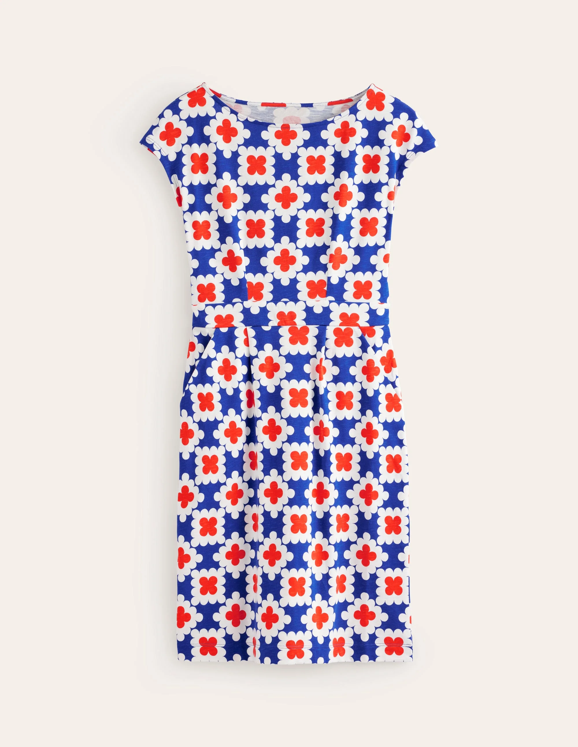 Florrie Jerseykleid-Surf The Web, Abstrakte Kacheln - Image 6