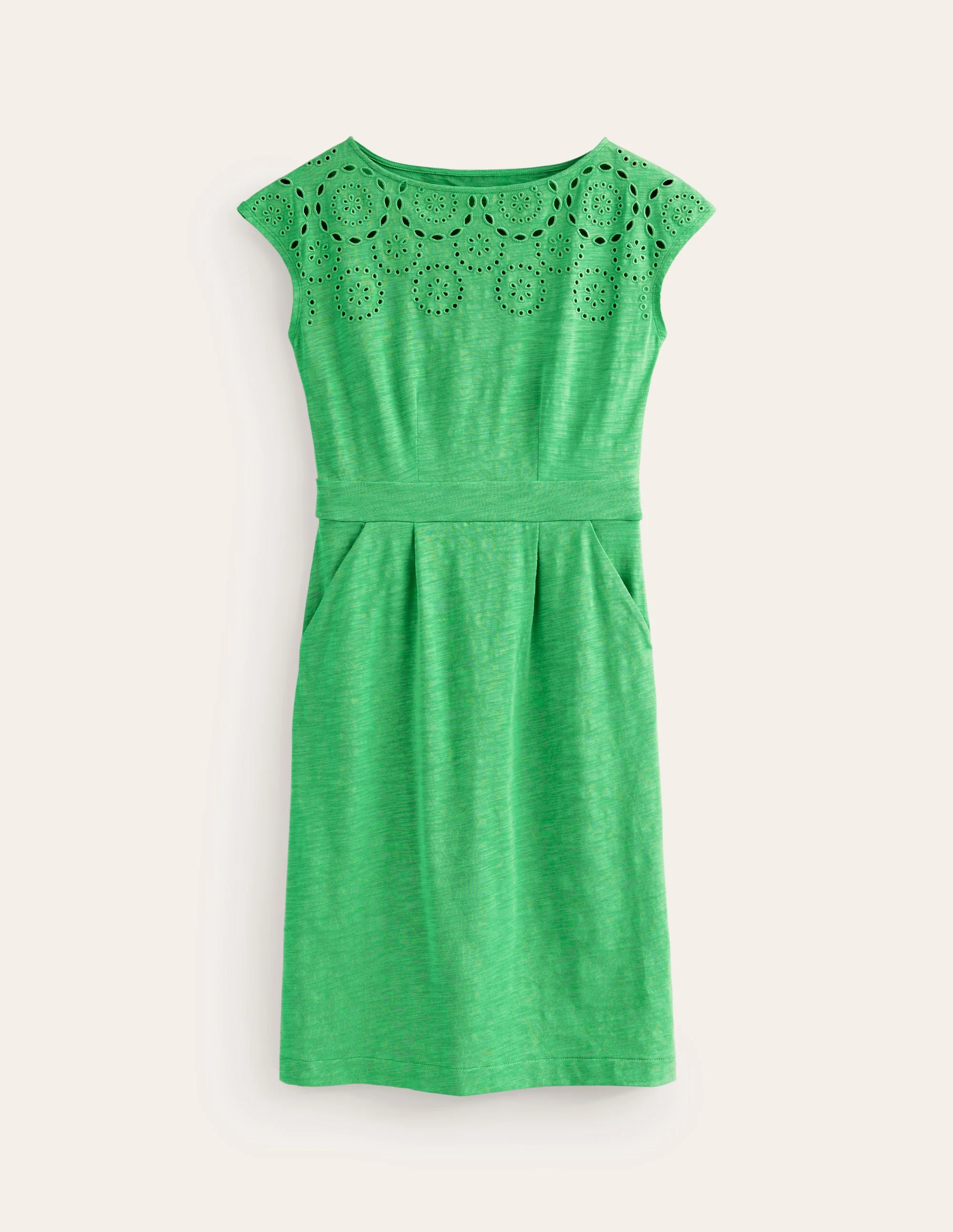 Florrie Kleid mit Lochstickerei-Black - Image 5
