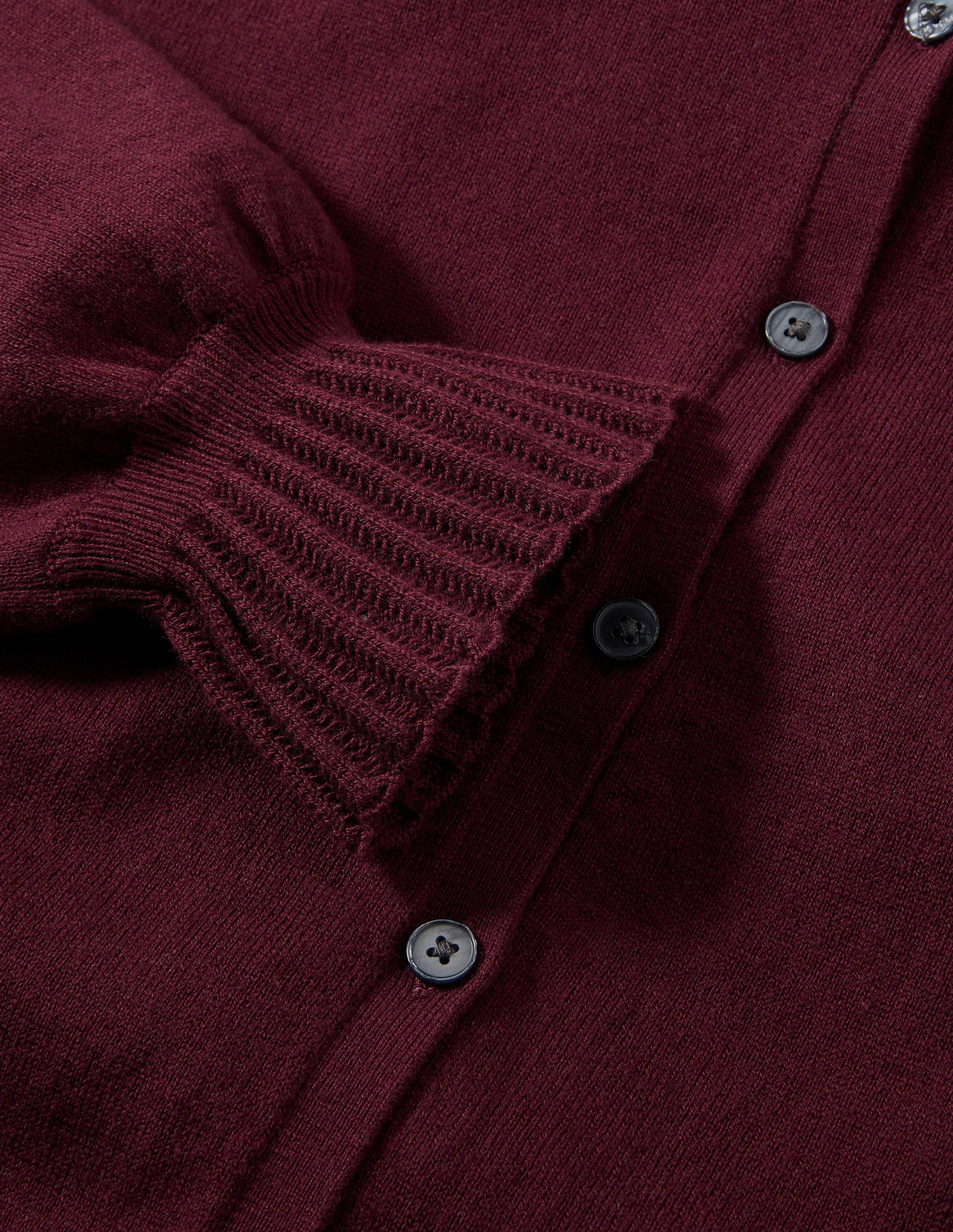 Frederica Pointelle-Cardigan-Dunkelviolett - Image 6