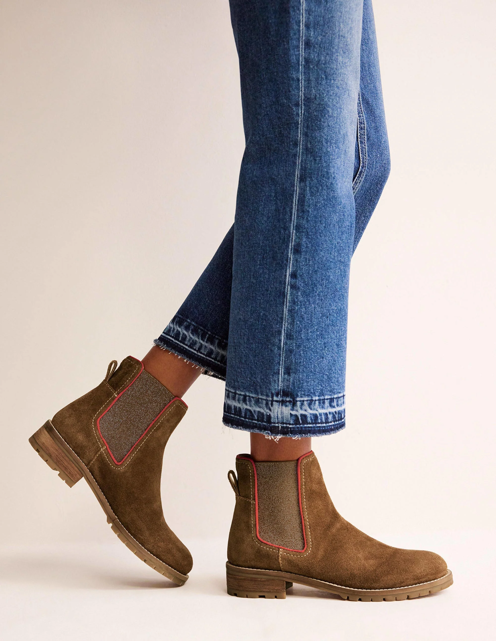 Freya Chelsea-Stiefel-Hellbraun