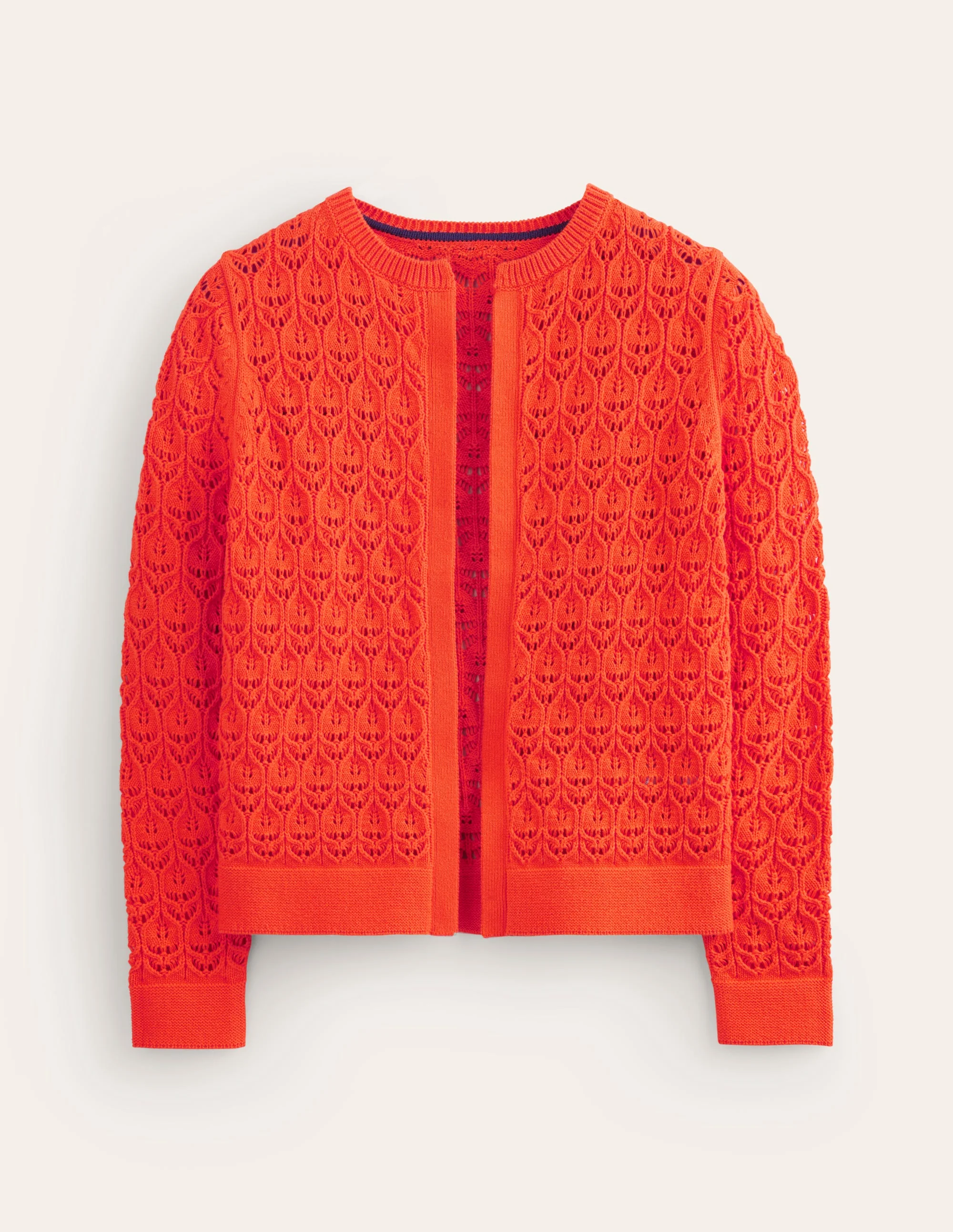 Gehäkelte Strickjacke-Mandarinenorange - Image 5