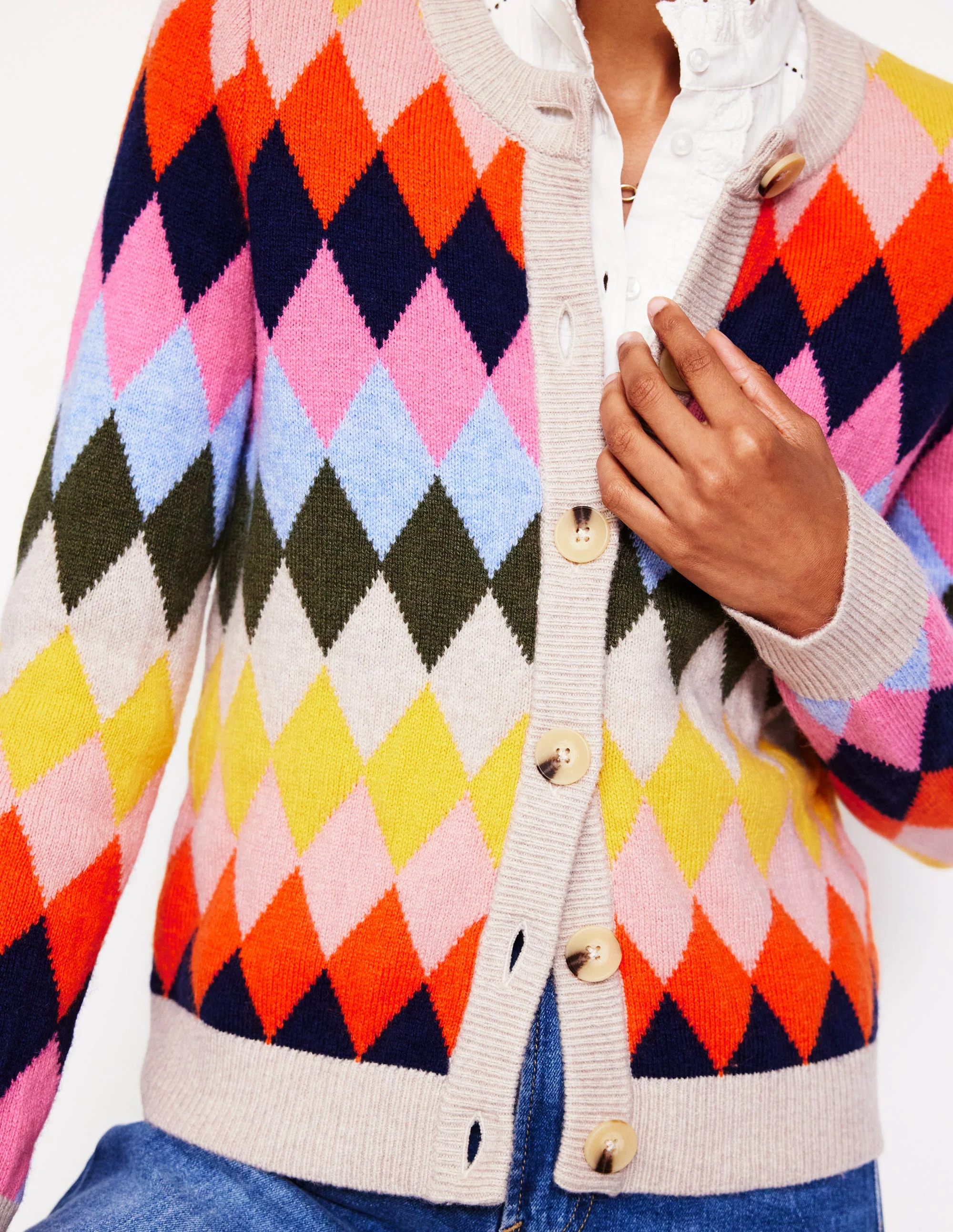 Gemusterte Strickjacke-Arctic - Image 2