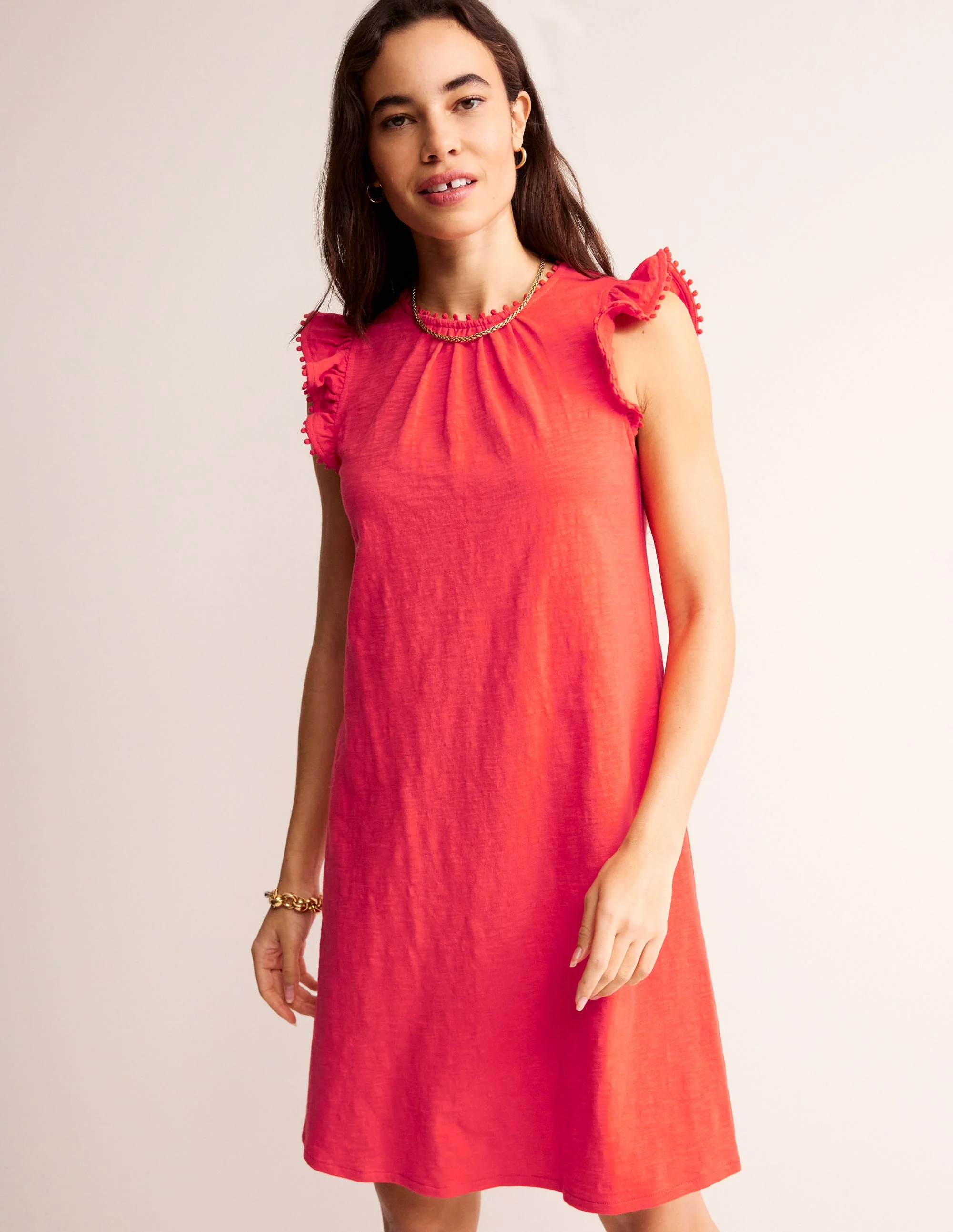 Georgina Rüschenkleid mit Bommeln-Anemone Honeycomb Spot - Image 2