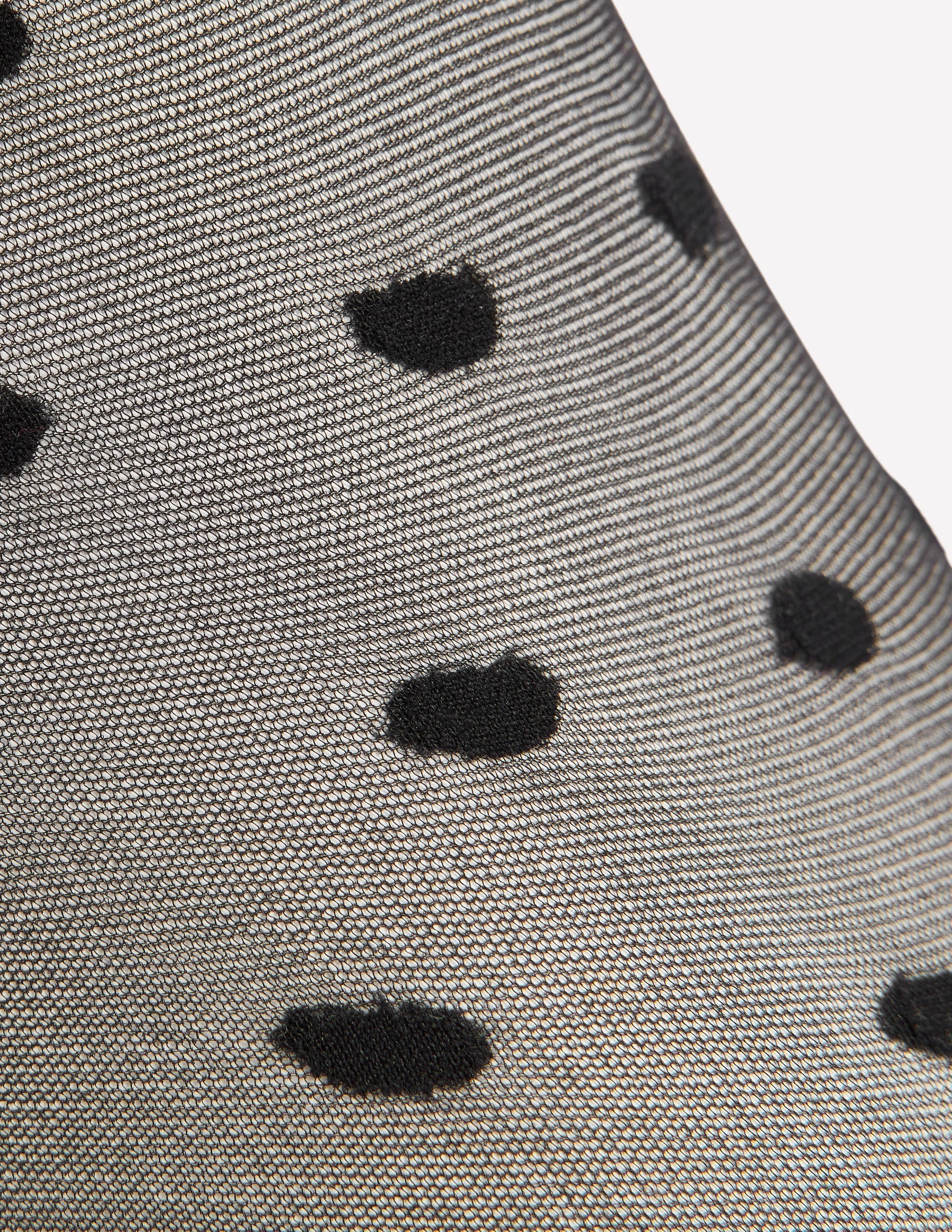 Gepunktete Strumpfhose-Schwarz - Image 3