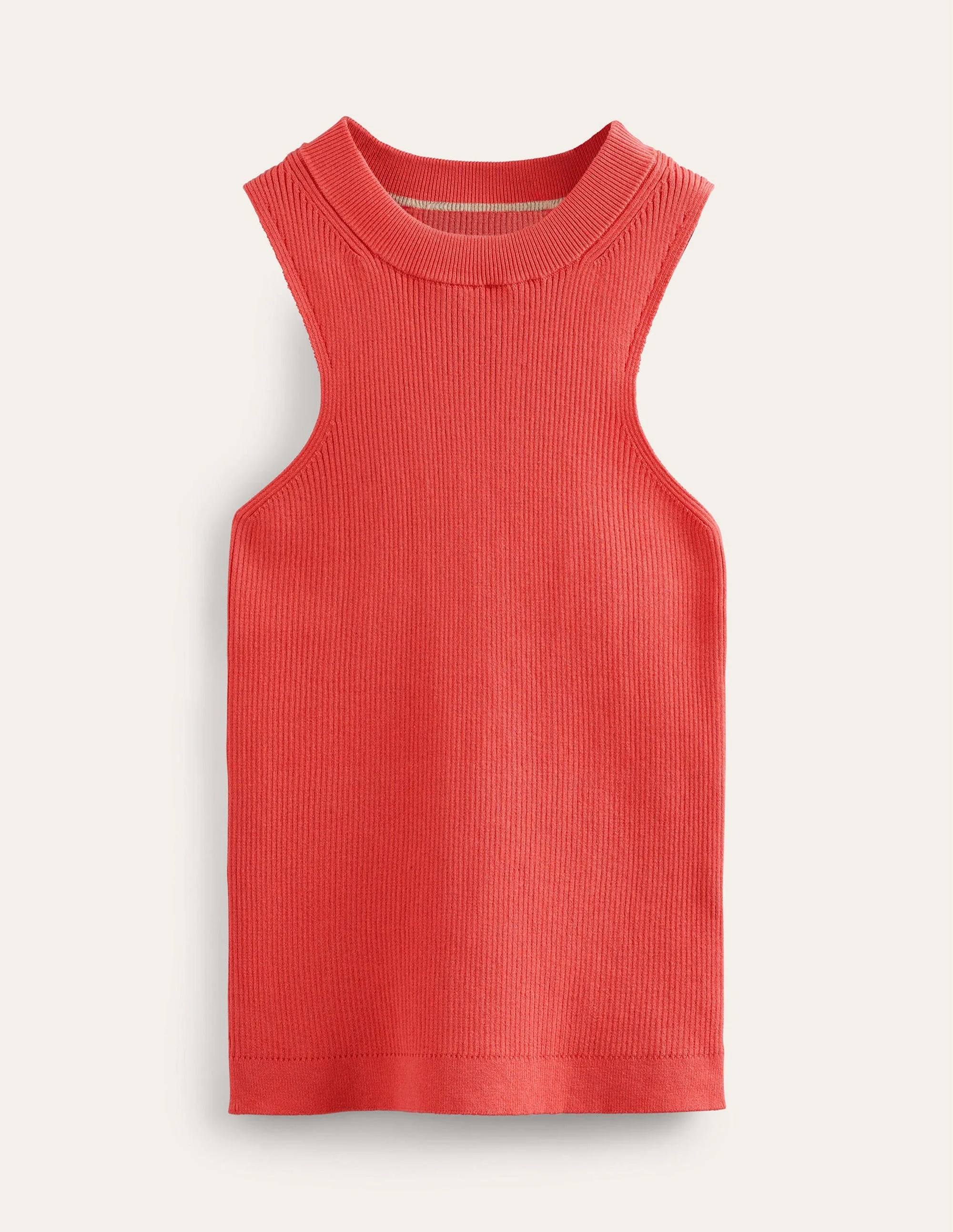 Geripptes Racer-Top-Korallenrosa - Image 5