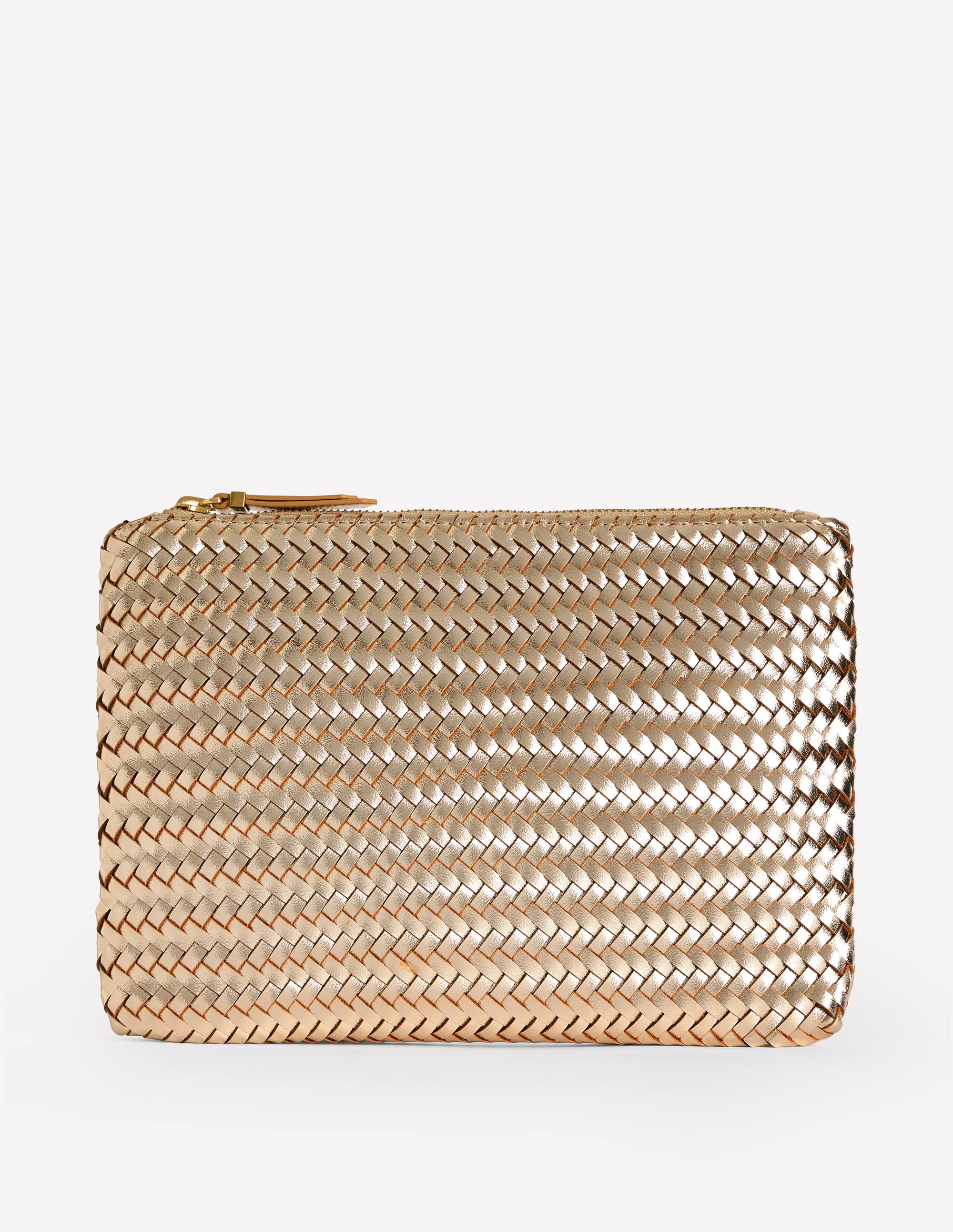 Gewebte Tasche in Metallic-Optik-Aquamarine Bunny - Image 2