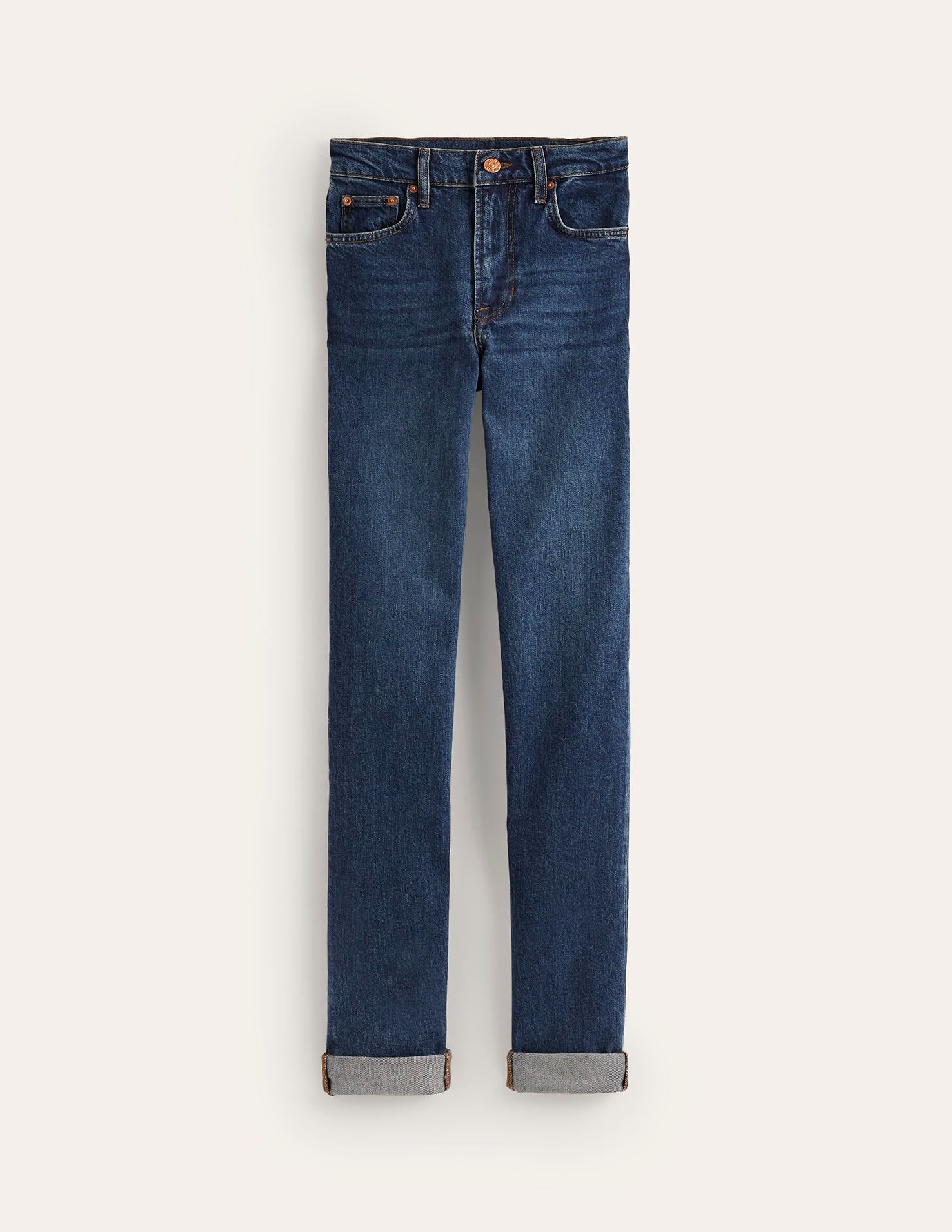 Girlfriend-Jeans-Dunkel Vintage - Image 6