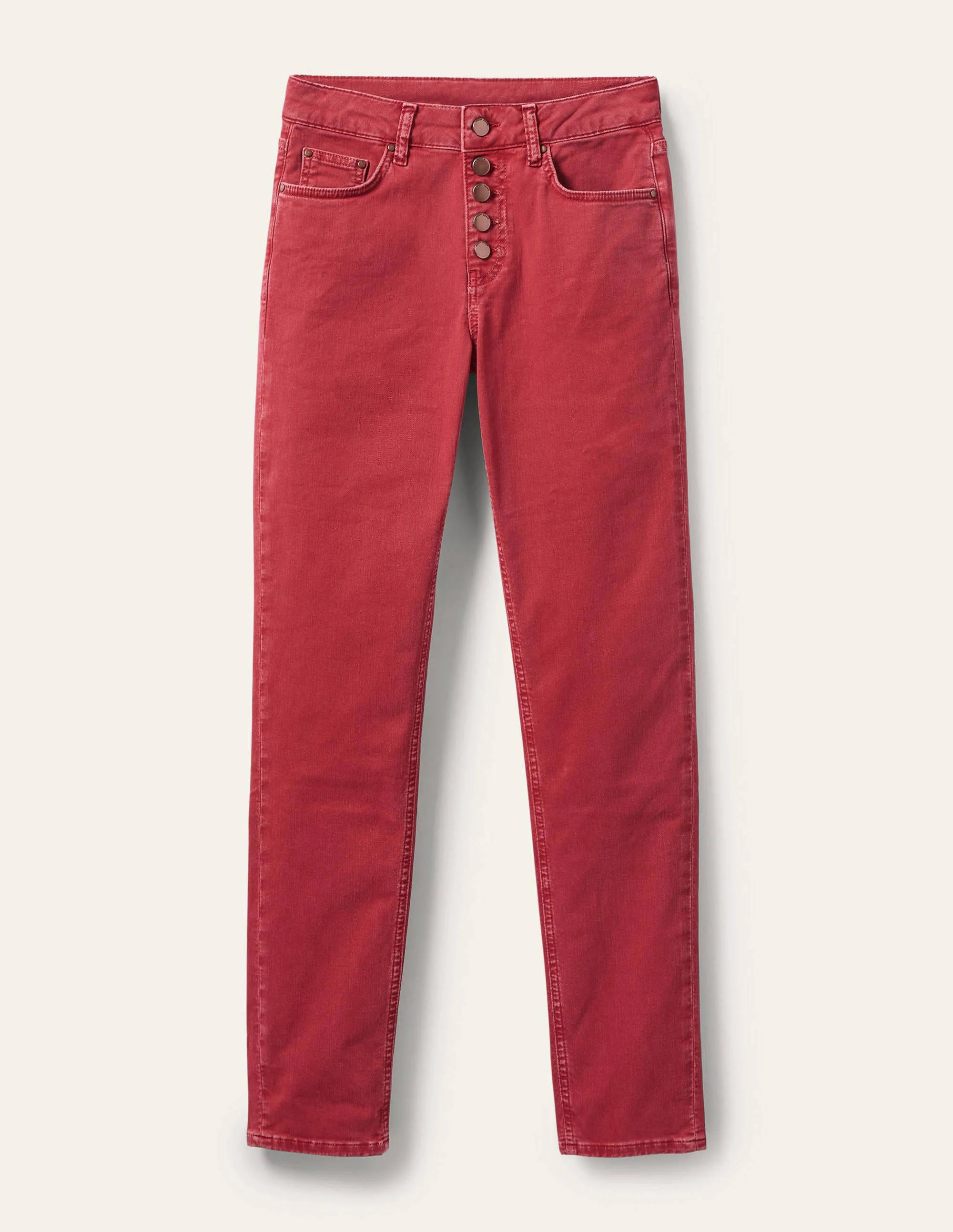 Girlfriend-Jeans-Dunkle Hagebutte - Image 5