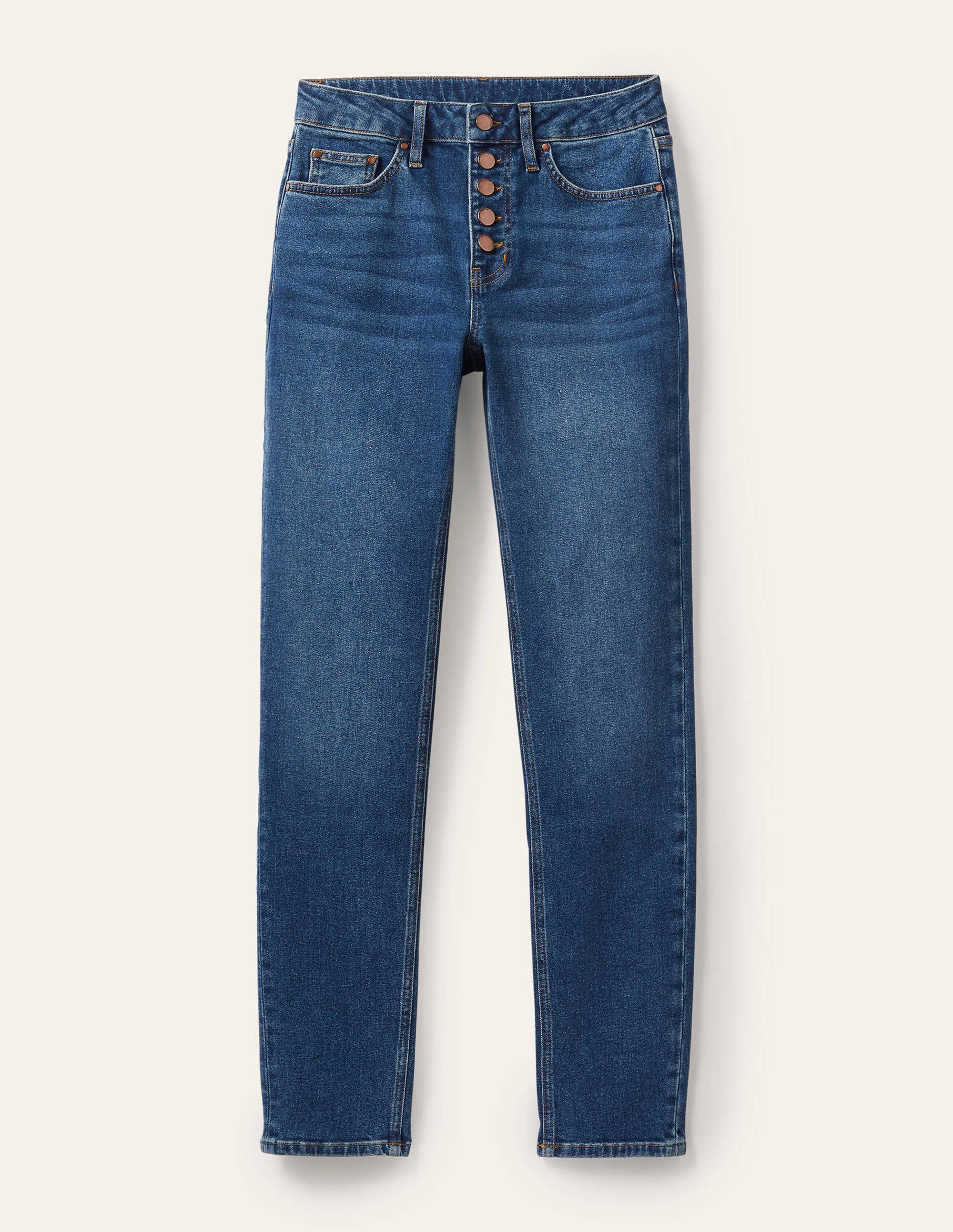 Girlfriend-Jeans-Mittleres Vintageblau - Image 5