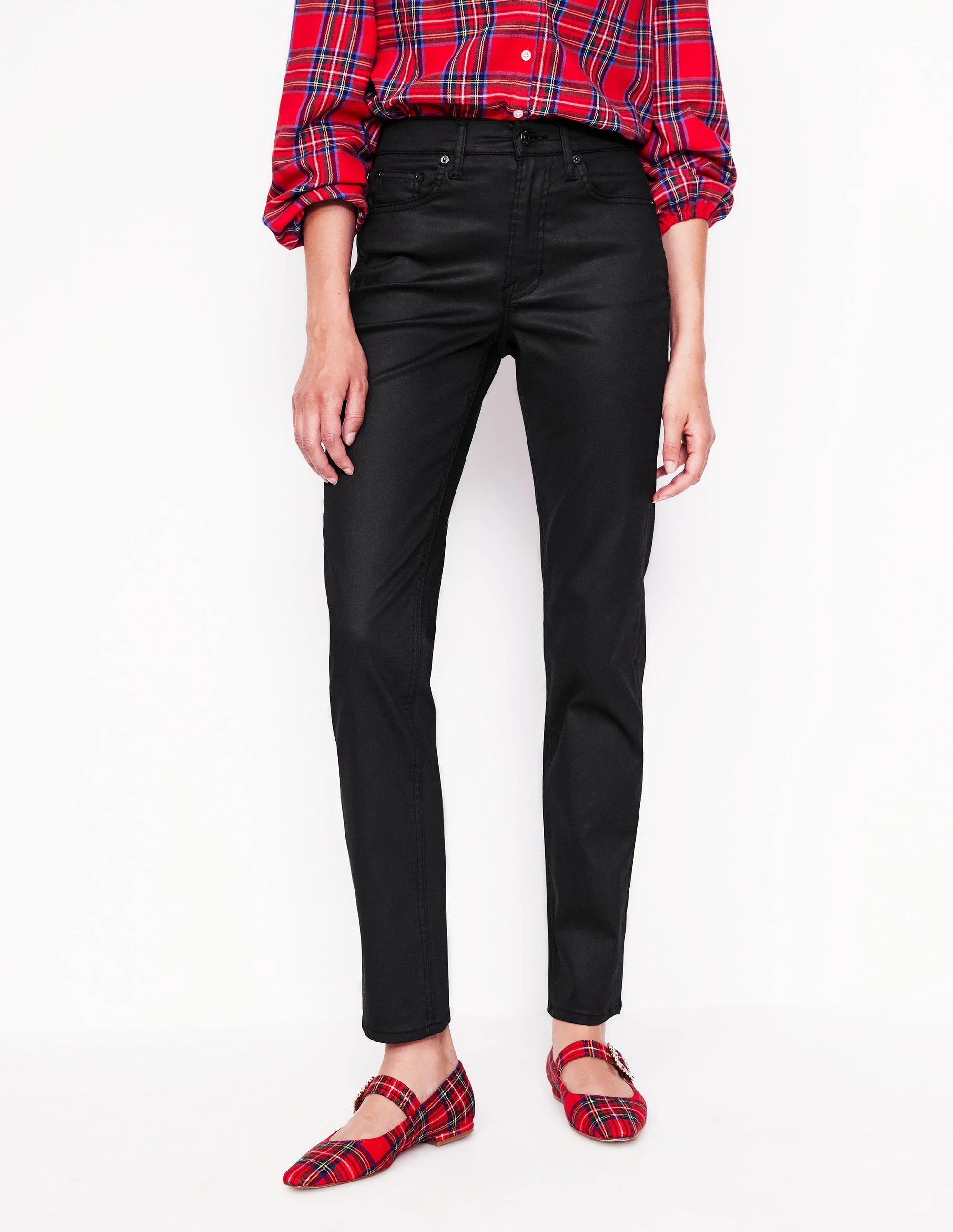 Girlfriend-Jeans-Schwarze Beschichtung - Image 4