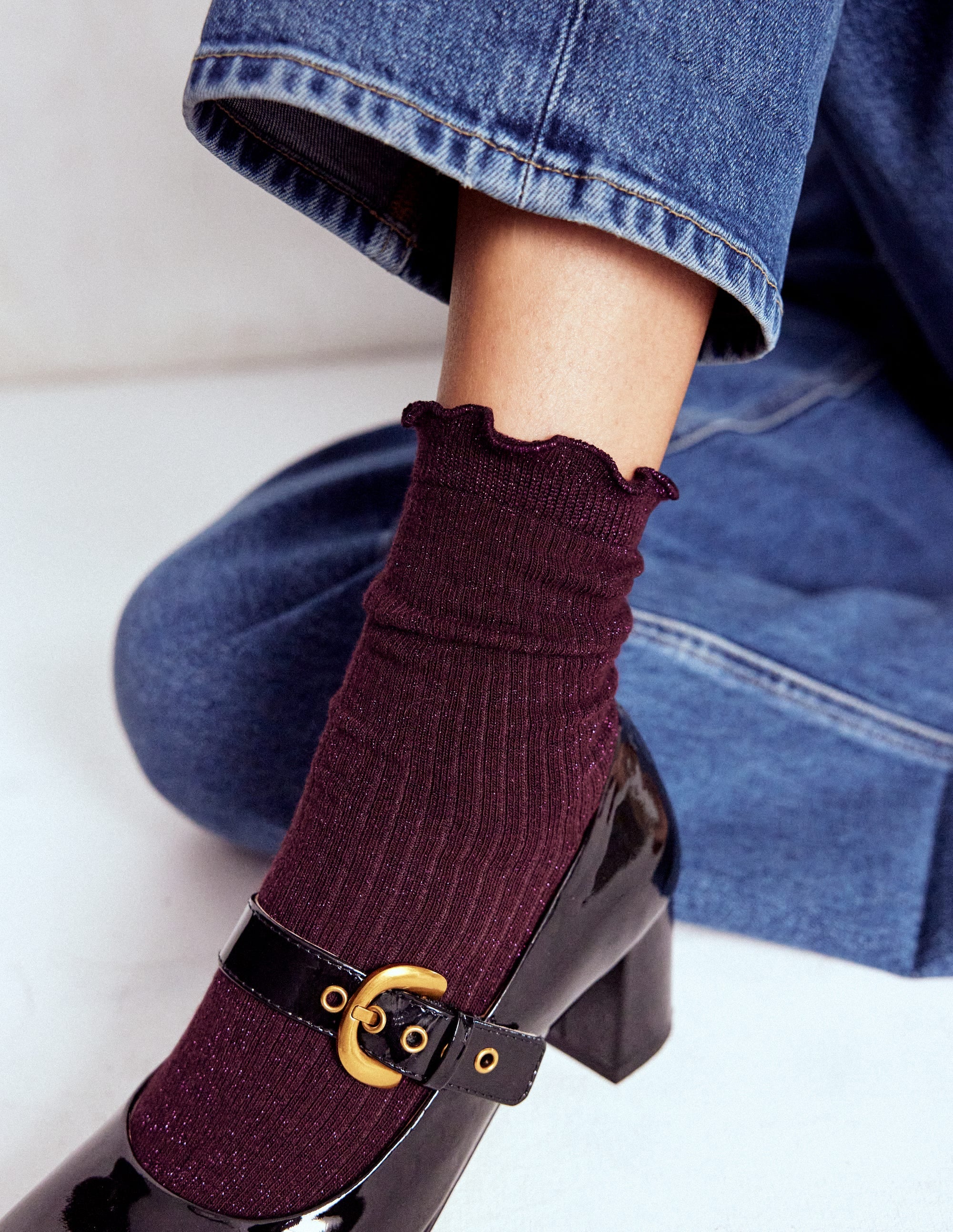 Glitzersocken im 3er-Pack-Bunt - Image 2