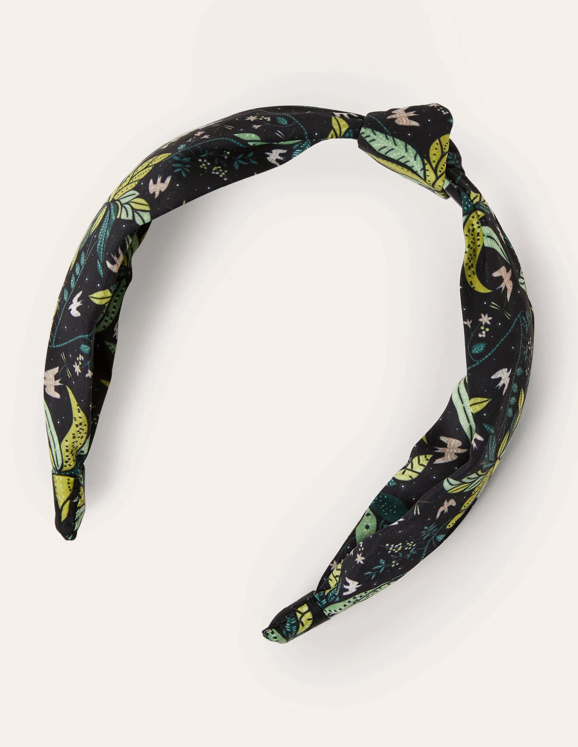 Haarband mit Knoten-Schwarz, Orientalisches Muster