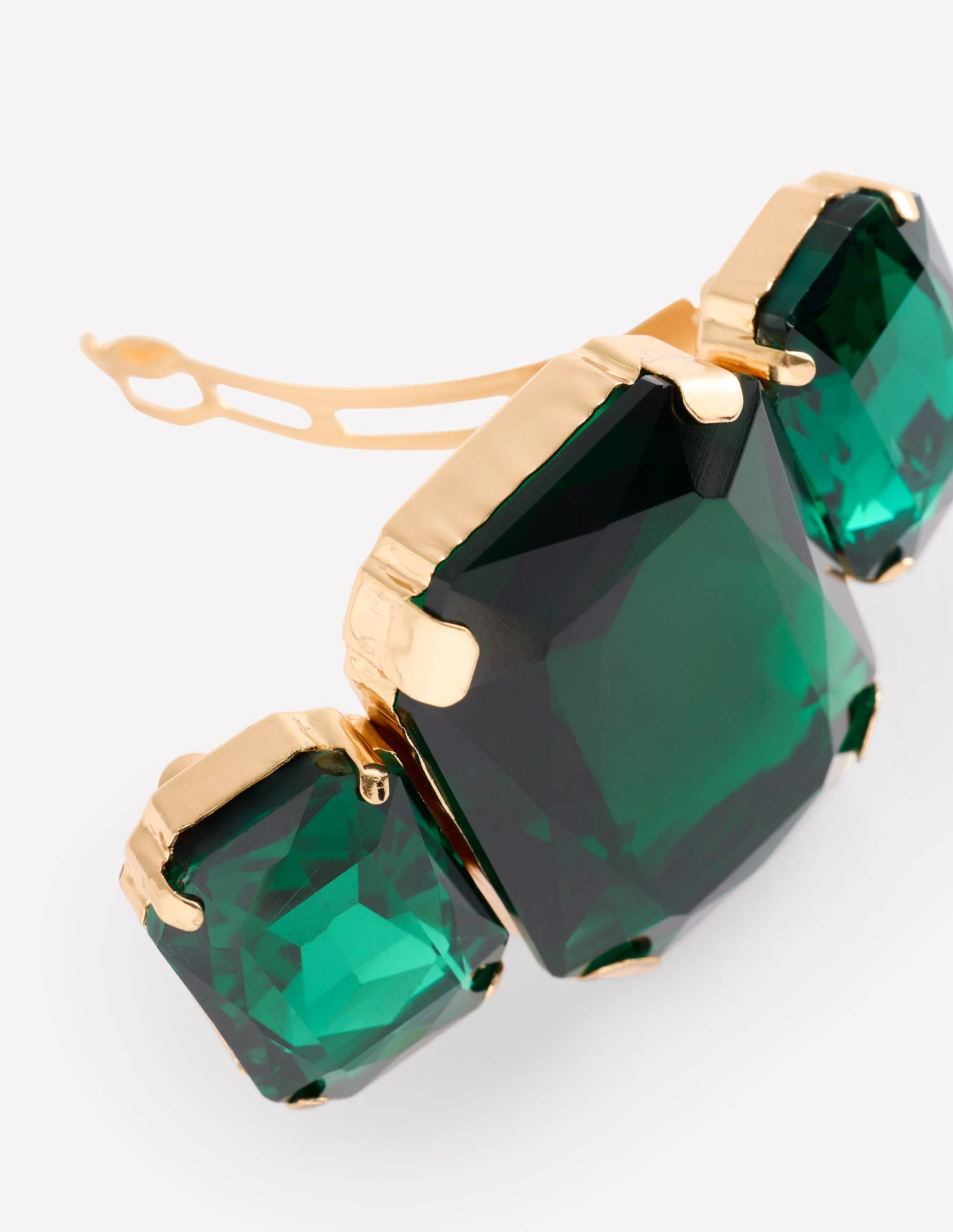 Haarspange mit großem Schmuckstein-Aquamarine - Image 3