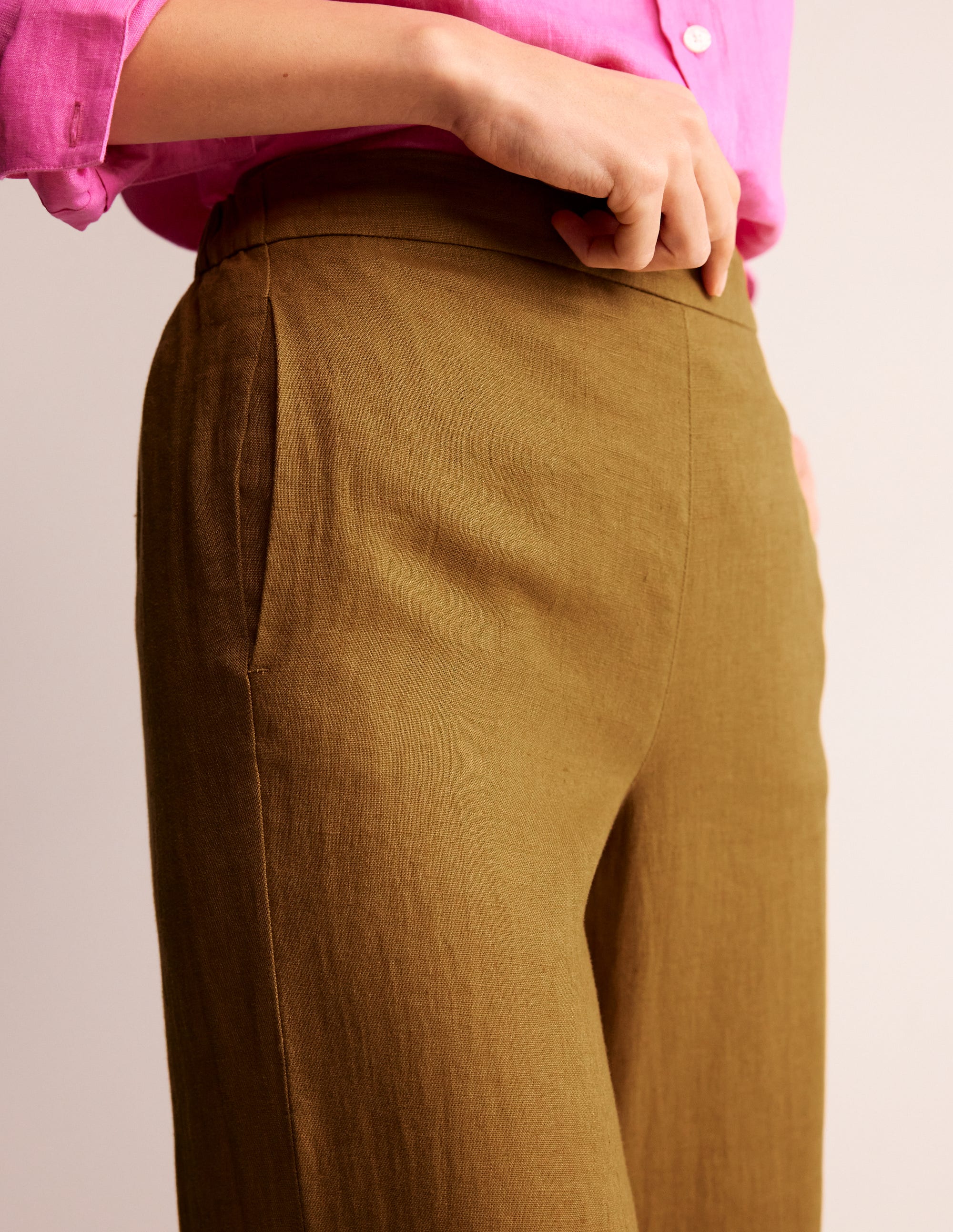 Hampstead Leinenhose-Bronze-Braun - Image 2