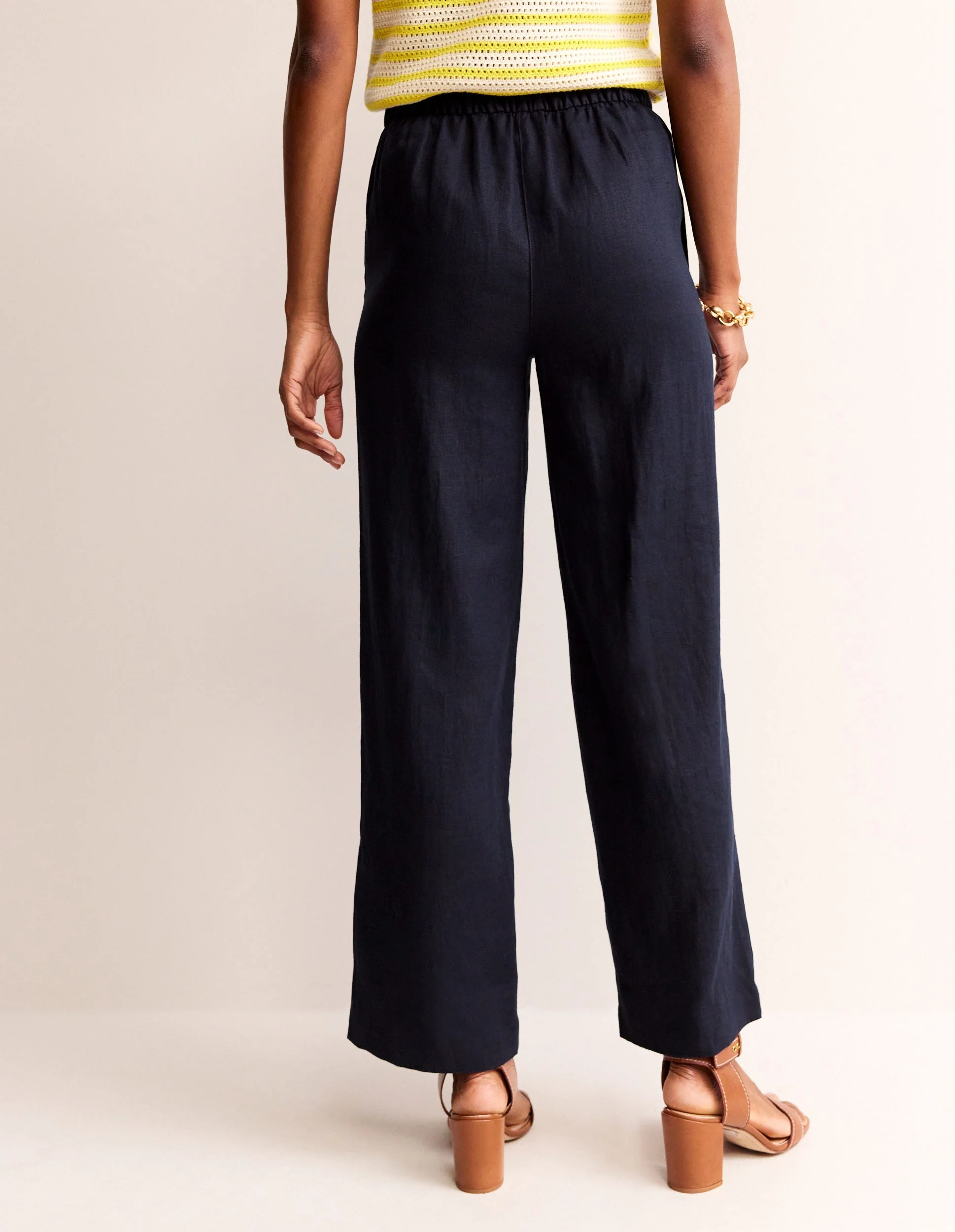 Hampstead Leinenhose-Marineblau - Image 3