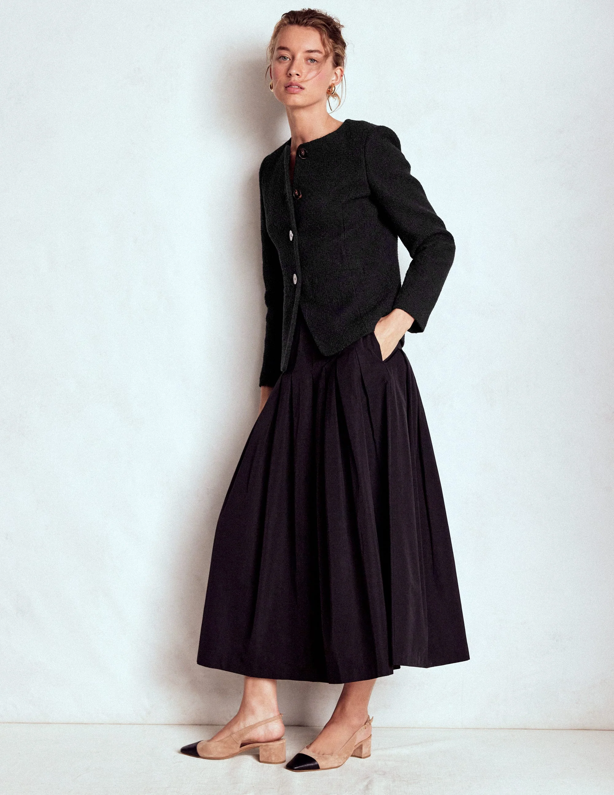 Hampstead Texturierter Blazer-Schwarz - Image 5