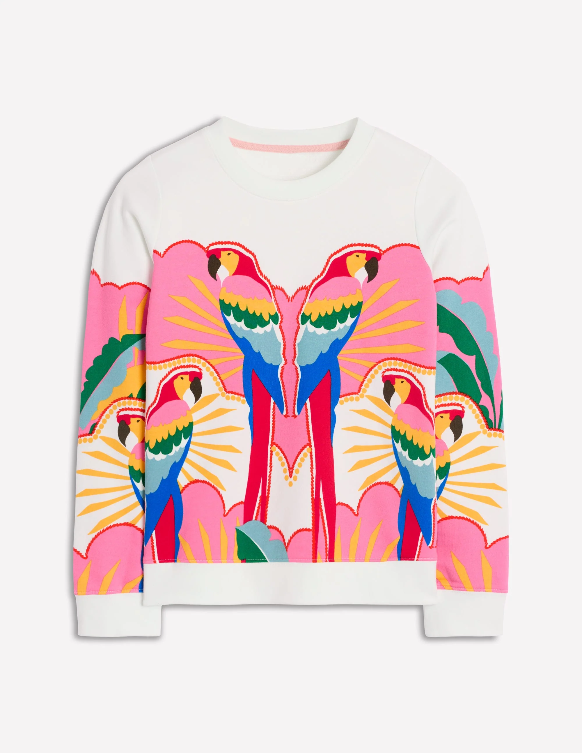 Hannah Sweatshirt mit Print-Bunt, Paradies-/Papageienmuster - Image 5