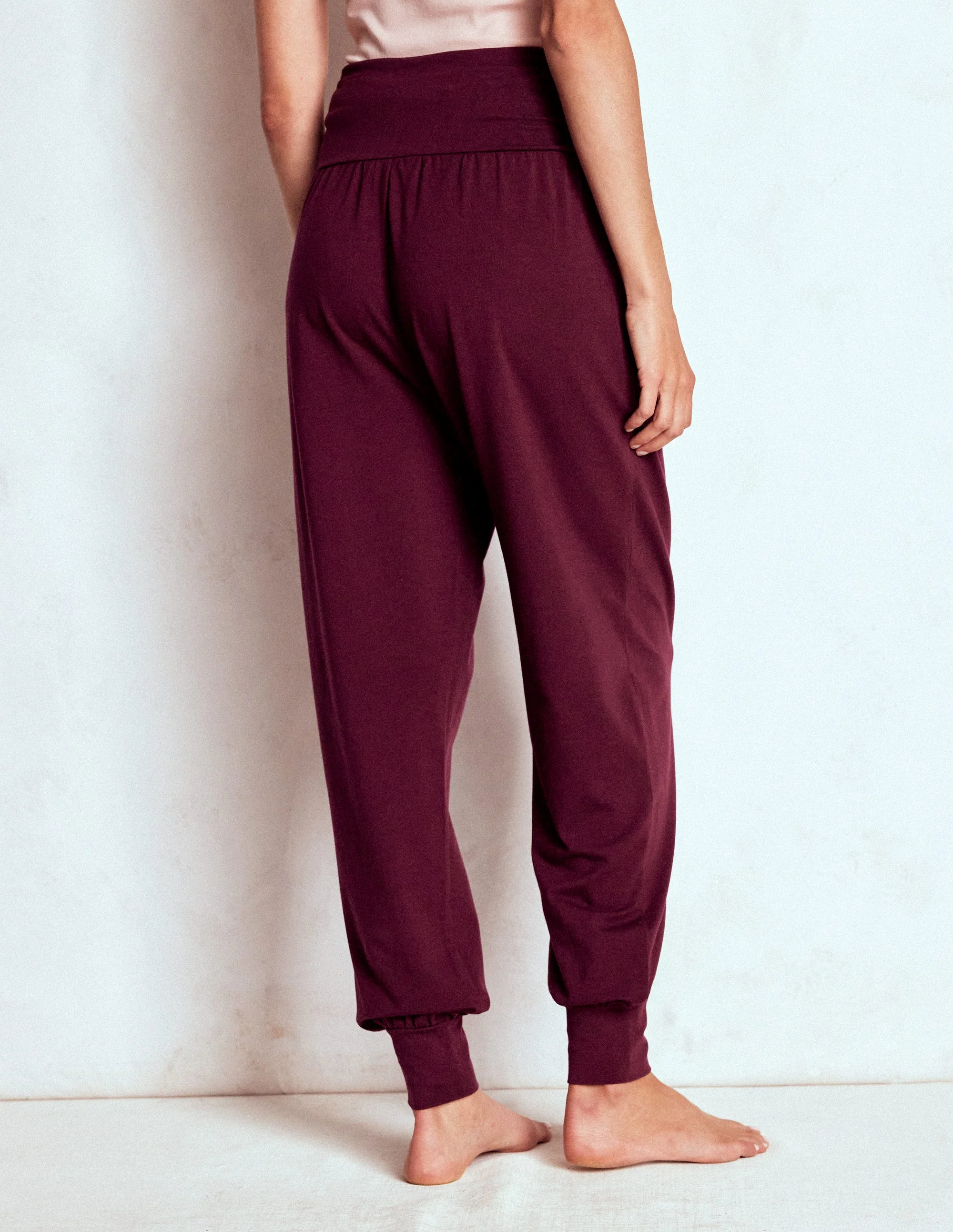 Hareem Jersey-Jogginghose-Dunkelviolett - Image 3