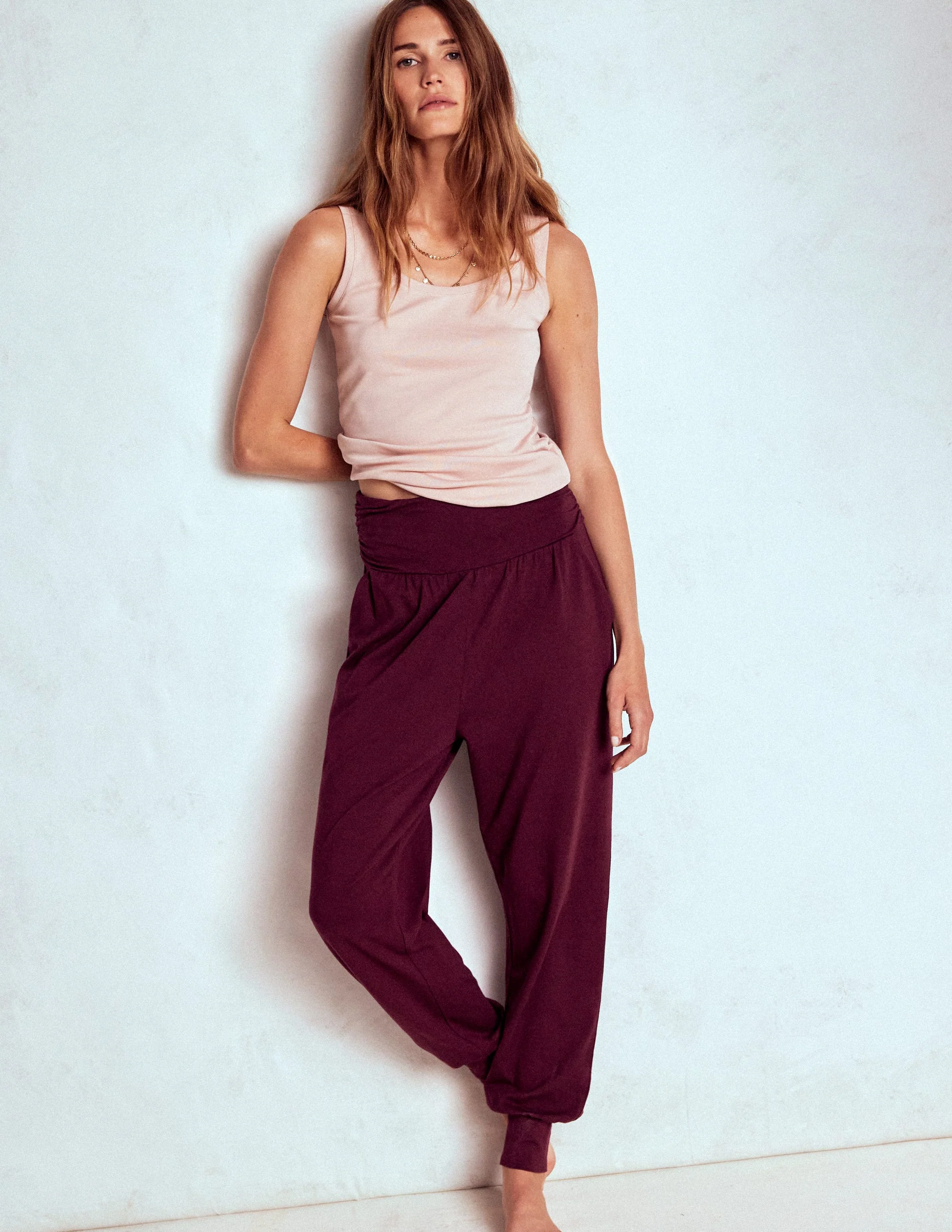 Hareem Jersey-Jogginghose-Dunkelviolett - Image 4