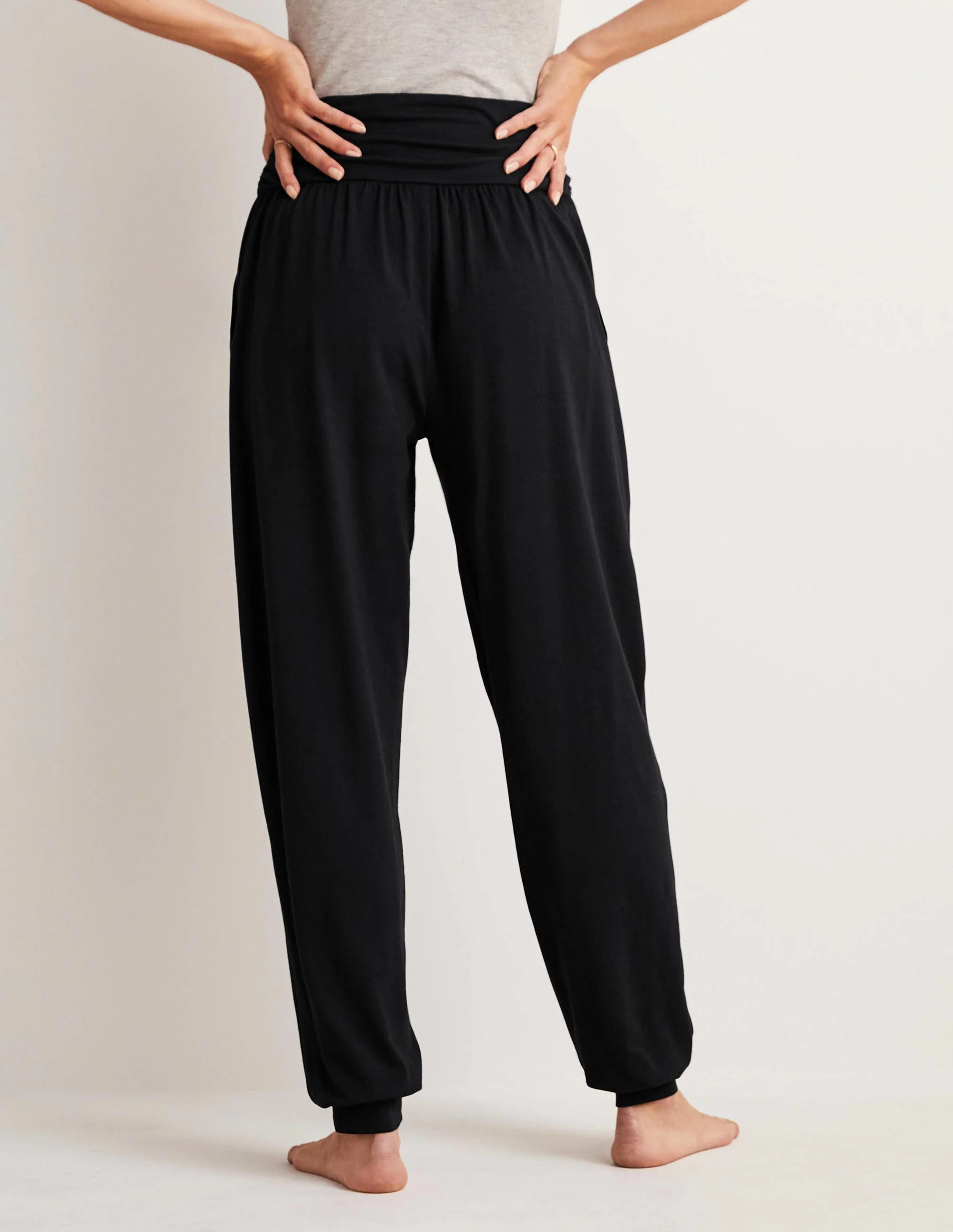 Hareem Jersey-Jogginghose-Schwarz - Image 8